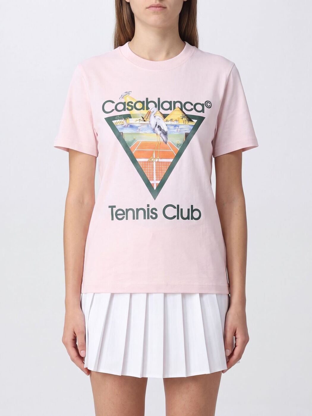 カサブランカ CASABLANCA ポロシャツ Tシャツ レディース ピンク T-shirts and polo shirts WPF26JTS020 Pink 関税 送料無料 2026AW gi｜BRANDSHOP「il Tesoro」