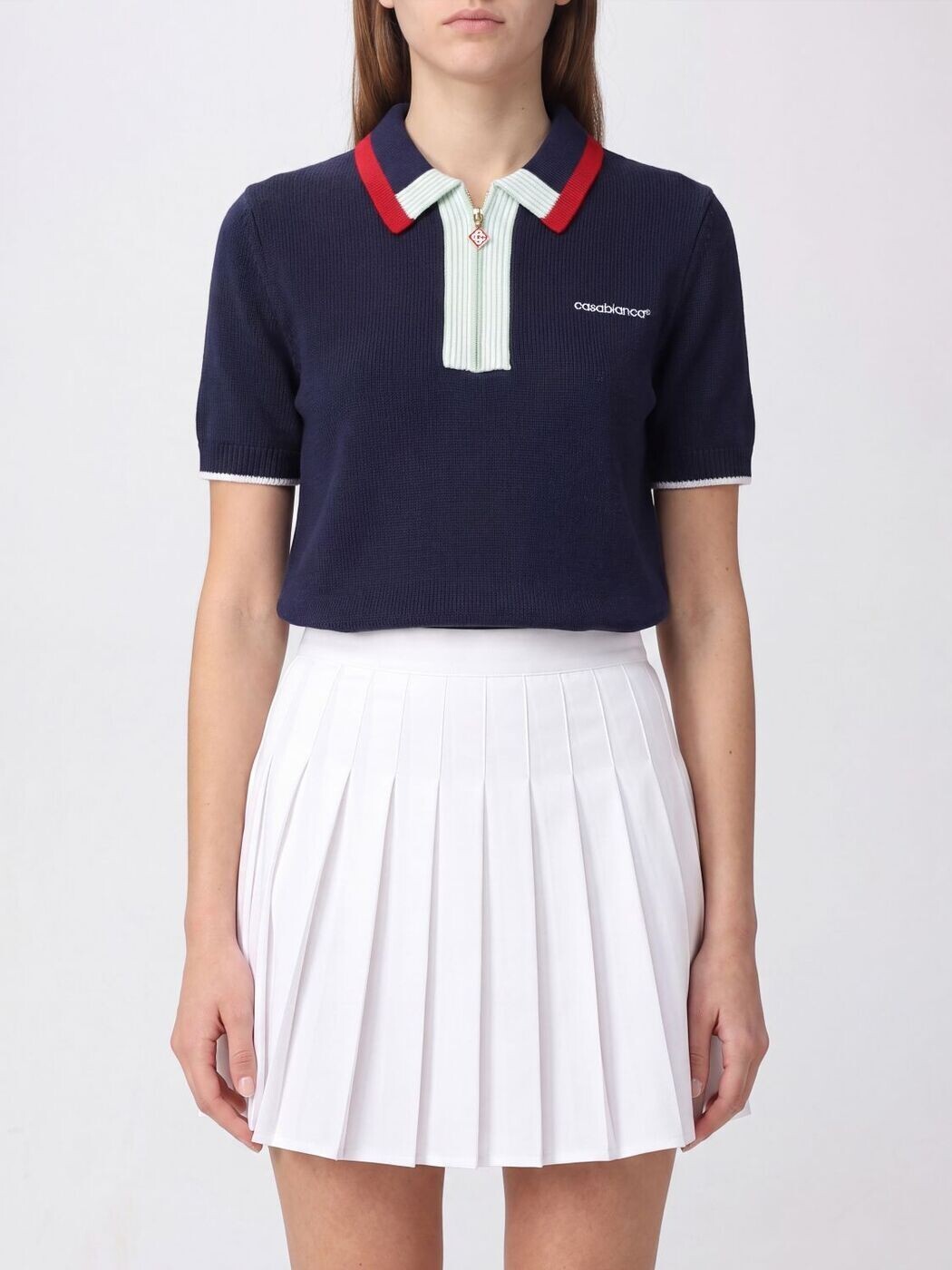 カサブランカ CASABLANCA Tシャツ トップス レディース ブルー T-shirts and tops WPF26KW856 Blue 関税 送料無料 2026AW gi|BRANDSHOP「il Tesoro」