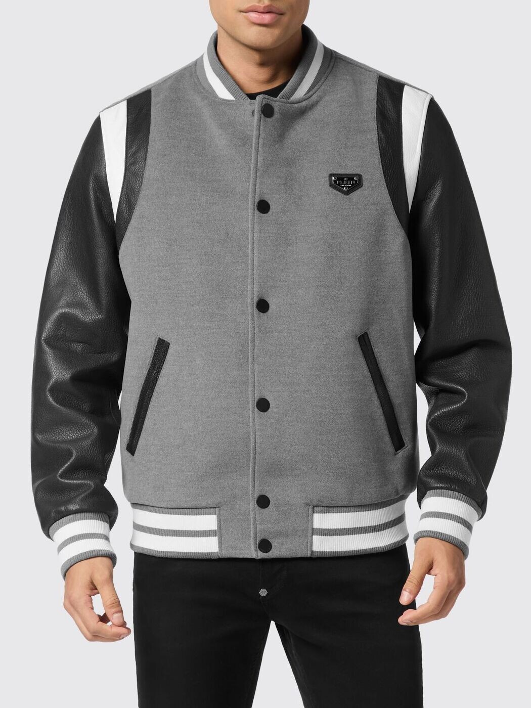 フィリップ プレイン PHILIPP PLEIN ジャケット メンズ グレー Jackets UAECMRB2969PTE120N Grey 関税 送料無料 2026SS gi｜BRANDSHOP「il Tesoro」