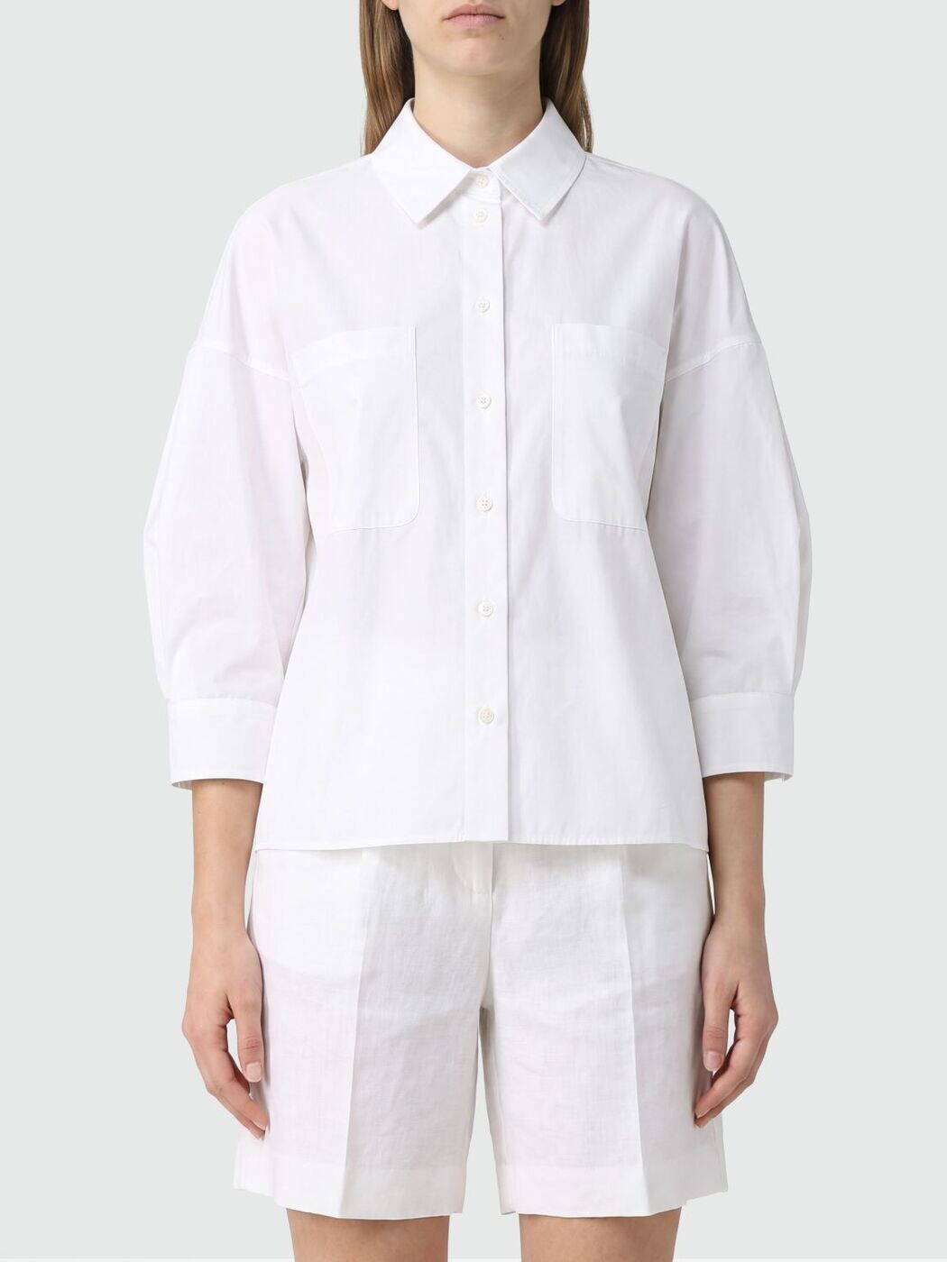 エスマックスマーラ S MAX MARA シャツ レディース ホワイト Shirts 2619111023600 White 関税 送料無料 2026SS gi|BRANDSHOP「il Tesoro」