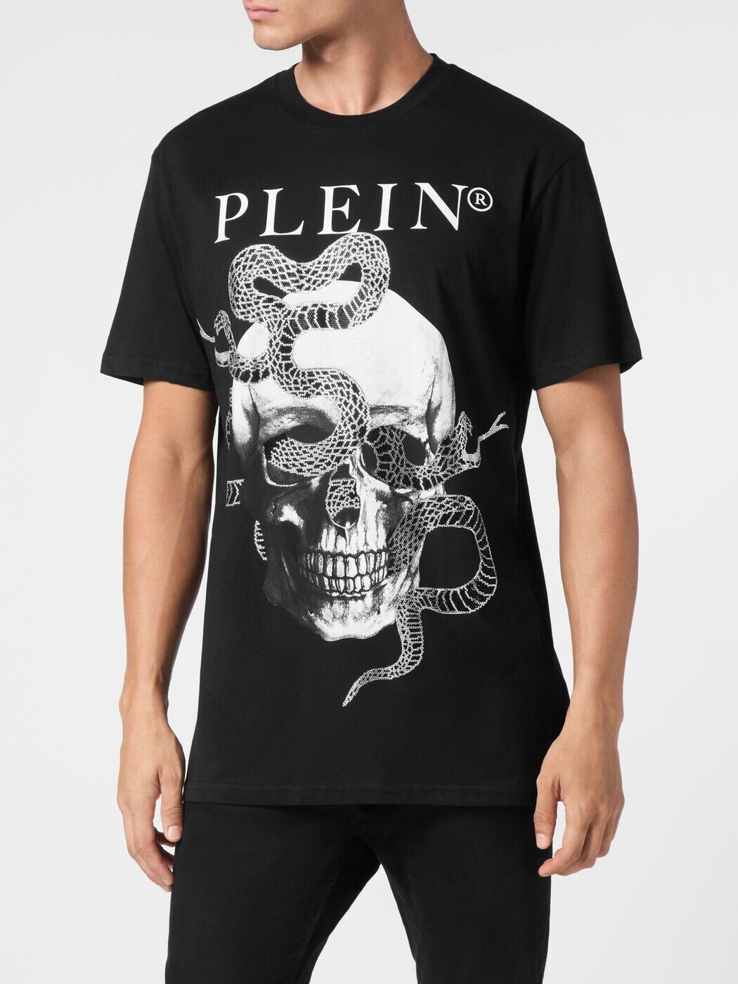 フィリップ プレイン PHILIPP PLEIN Tシャツ メンズ ブラック T-shirts UADCMTK7973PJY002N Black 関税 送料無料 2026SS gi｜BRANDSHOP「il Tesoro」