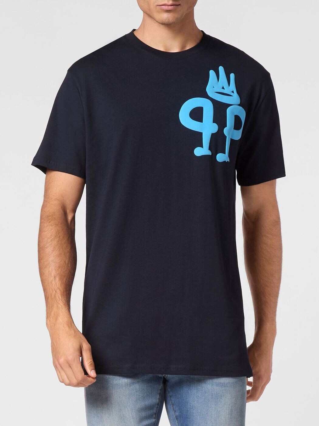 フィリップ プレイン PHILIPP PLEIN Tシャツ メンズ ブルー T-shirts UADCMTK7972PJY002N Blue 関税 送料無料 2026SS gi｜BRANDSHOP「il Tesoro」