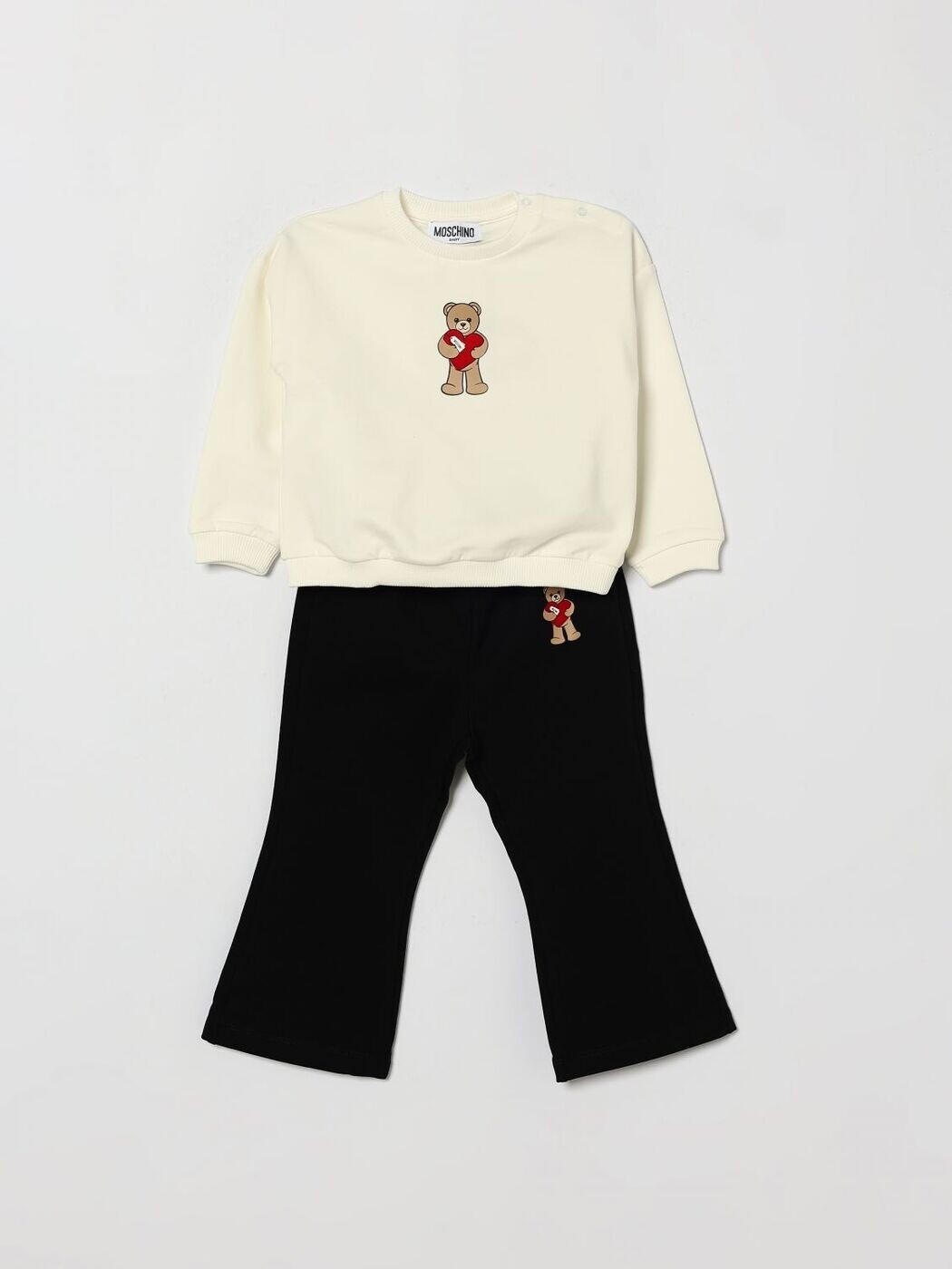 モスキーノ MOSCHINO トラックスーツ セットアップ ベビーウェア ベビーユニセックス ホワイト Tracksuits MDK03GLDA63 White 関税 送料無料 2026AW gi|BRANDSHOP「il Tesoro」