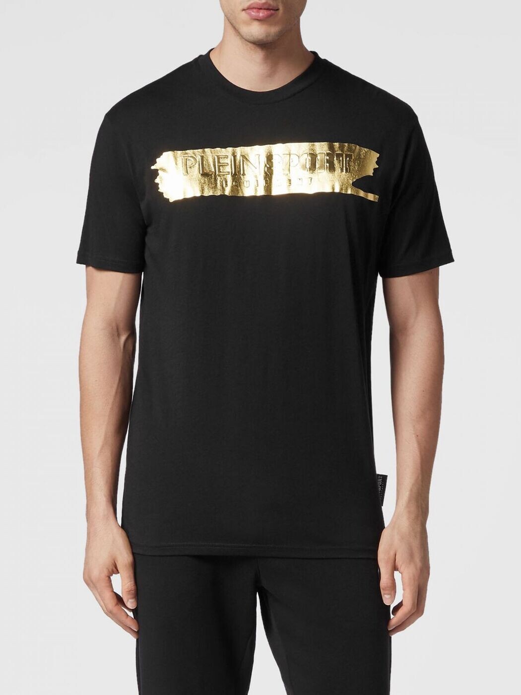 プレインスポーツ PLEIN SPORT Tシャツ メンズ ブラック T-shirts SACCMTK6036SJY001N Black 関税 送料無料 2026SS gi|BRANDSHOP「il Tesoro」