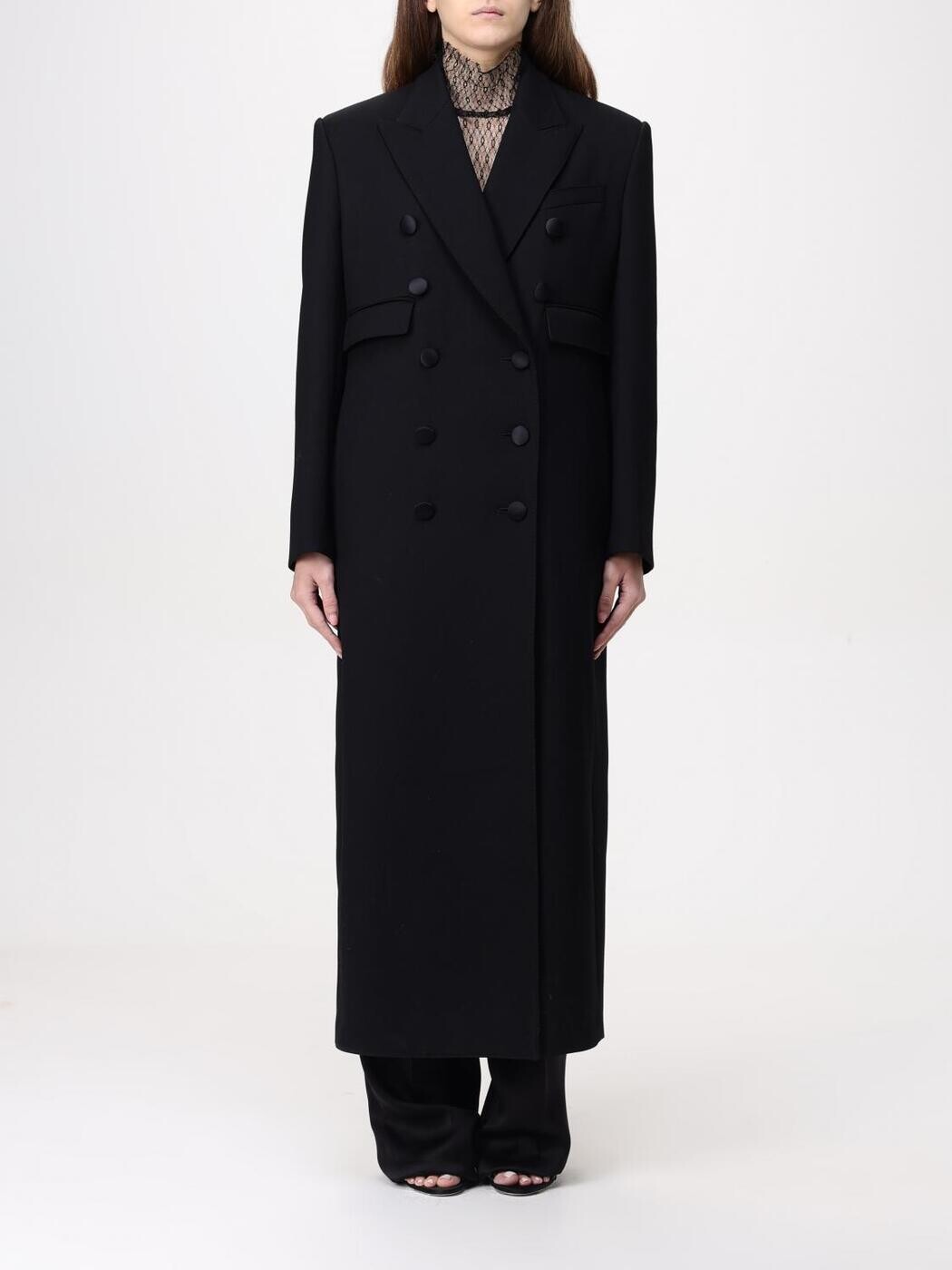 ドルチェ\u0026ガッバーナ DOLCE\u0026GABBANA トレンチコート 厚地の外套 レディース 黒いこと Coats and trench coats F0W2HTFU272 関税 貨物輸送無料 2025AW gi