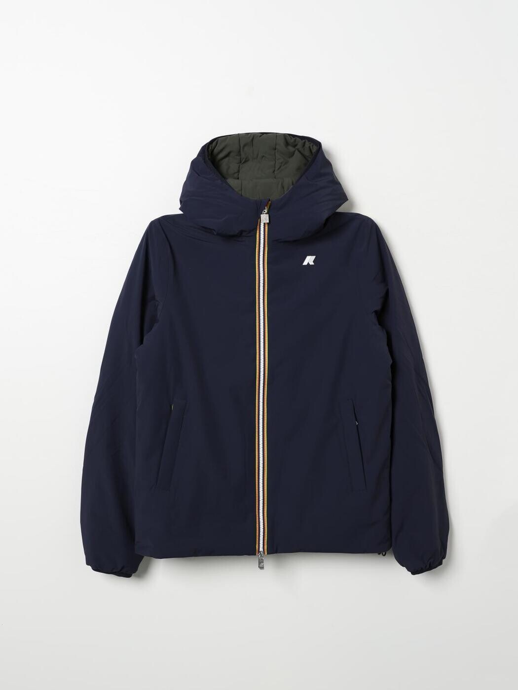 ケーウェイ K-WAY ボンバージャケット 上衣 ボーイズ 青碧 Bomber jackets K71337W 関税 貨物輸送無料 2025AW gi