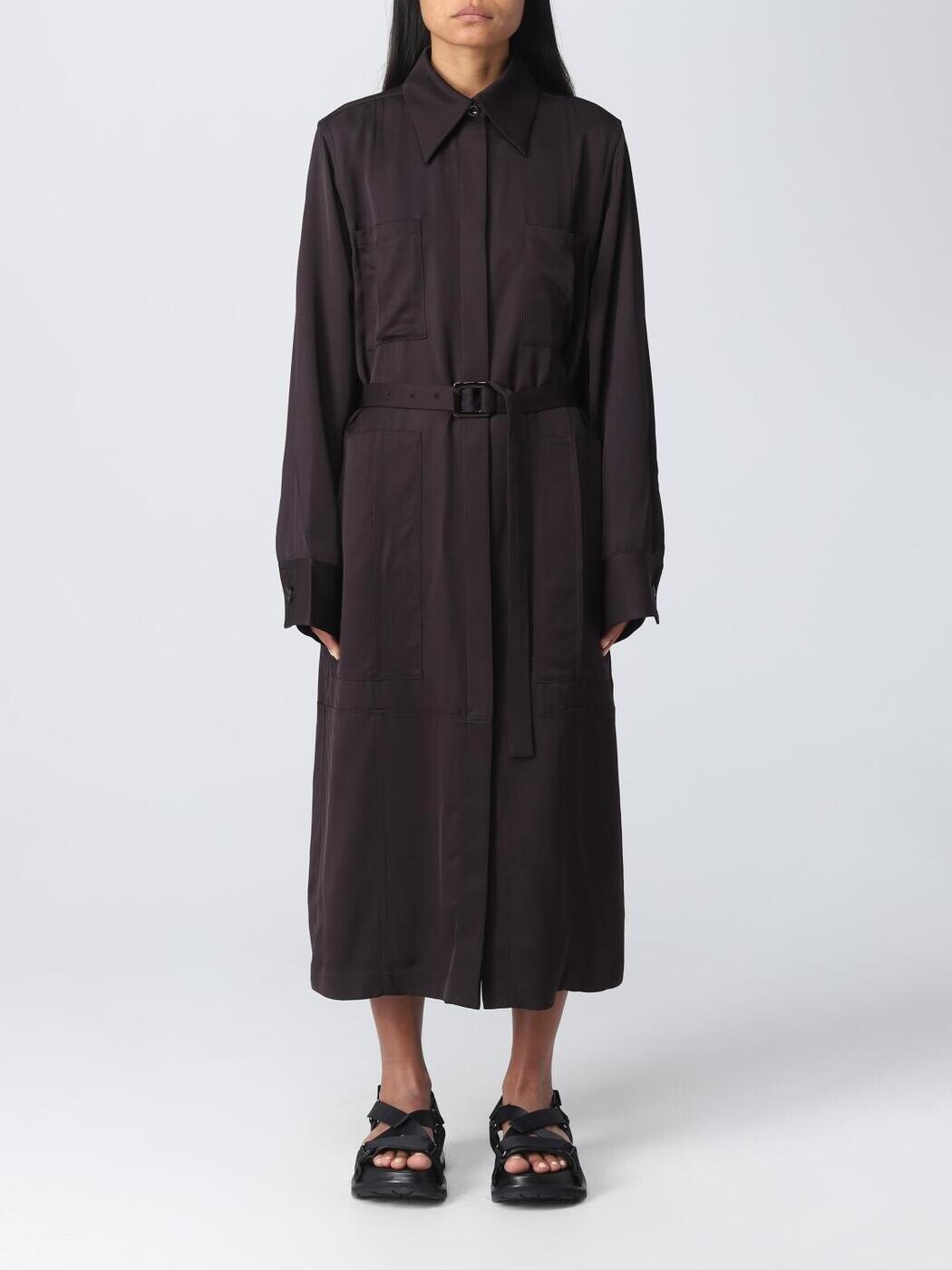 ジルサンダー JIL SANDER ワンピース ドレス レディース ブラウン Dresses J02AA0113J65090 Brown 関税 送料無料 2025AW gi｜BRANDSHOP「il Tesoro」