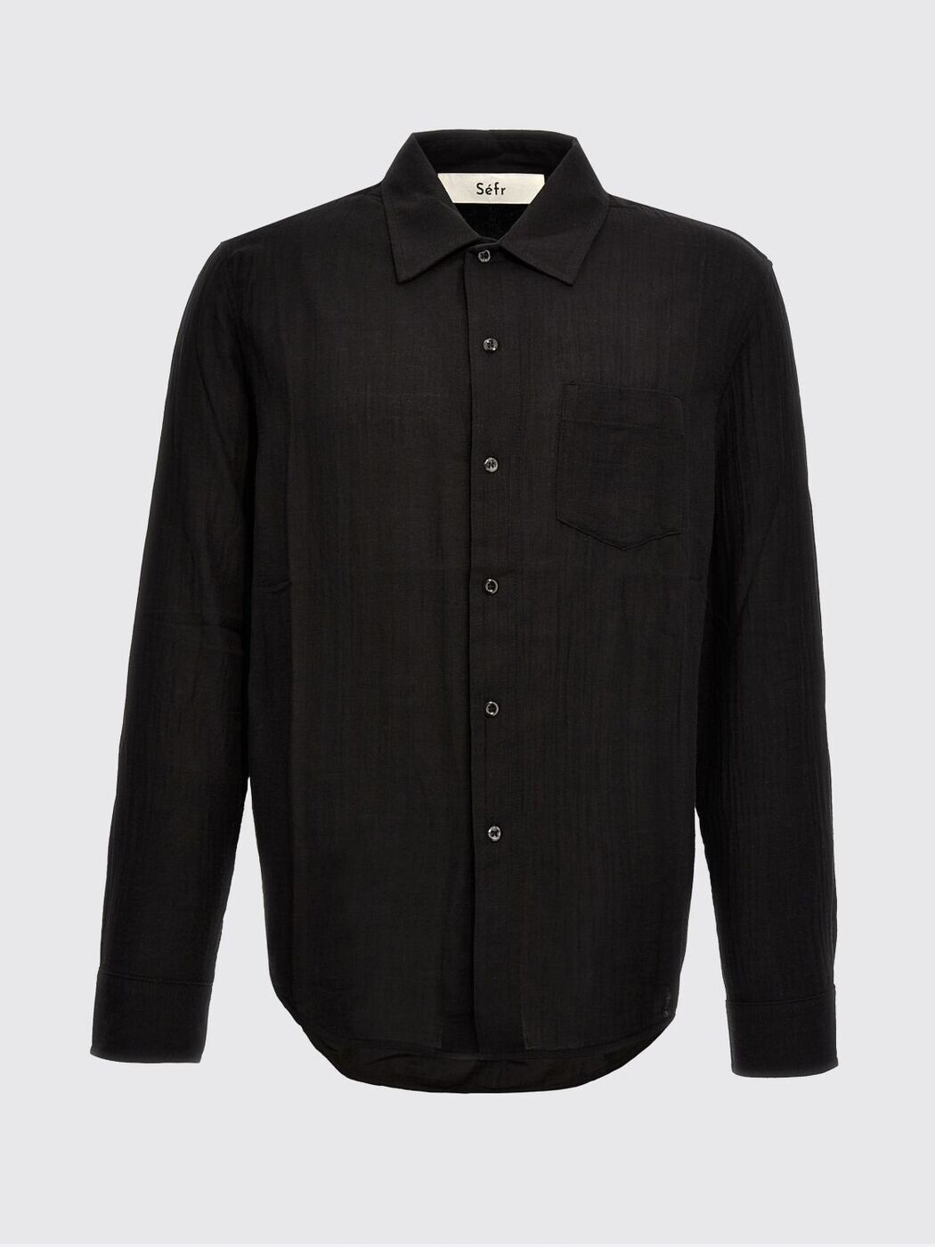 セファ SEFR シャツ メンズ ブラック Shirts FW23LEO Black 関税 送料無料 2026SS gi｜BRANDSHOP「il Tesoro」