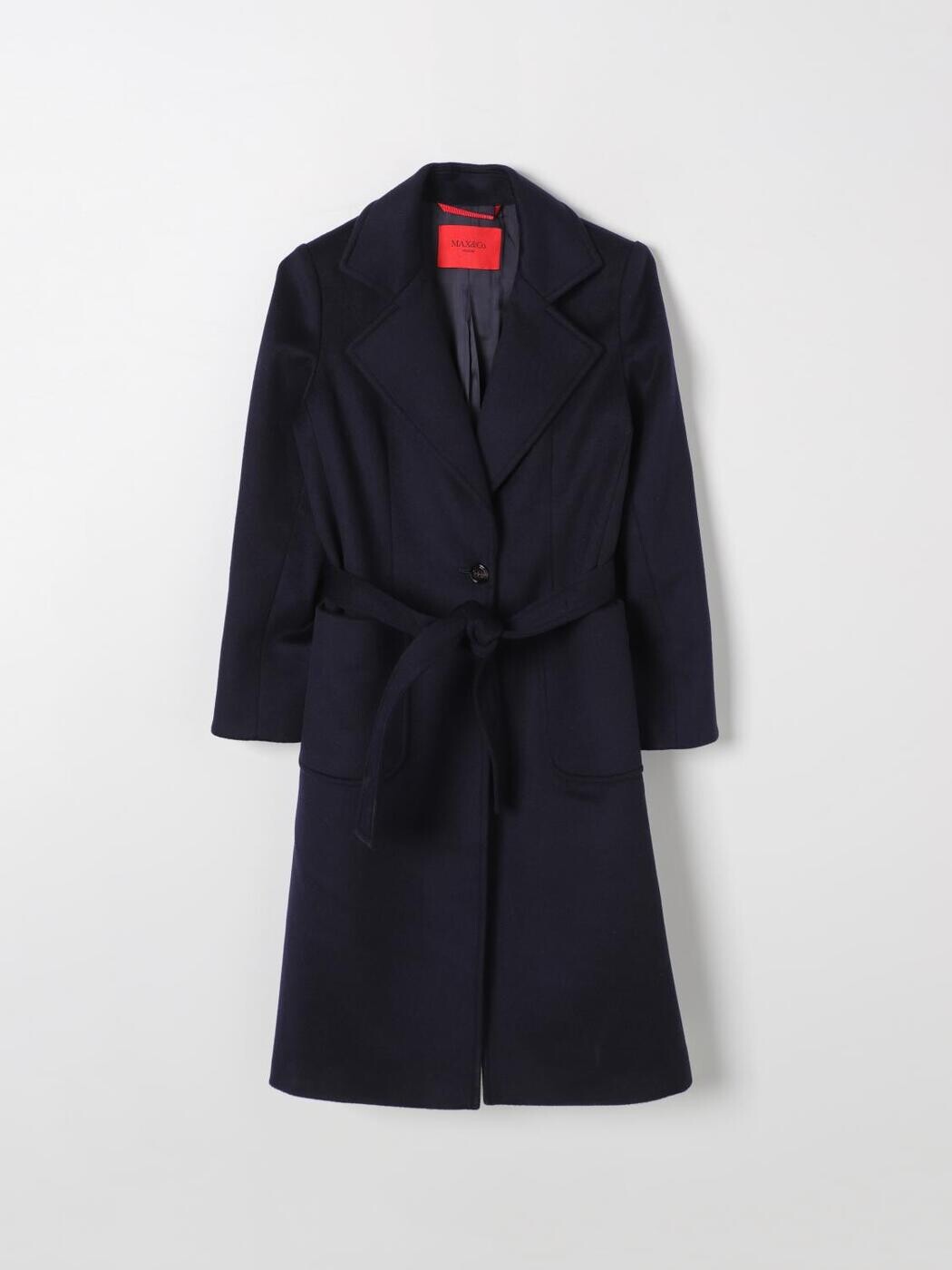 マックス アンド コー MAX\u0026CO. KID トレンチコート 厚地の外套 ガールズ 青碧 Trench coats MX0001MX052 関税 貨物輸送無料 2025AW gi