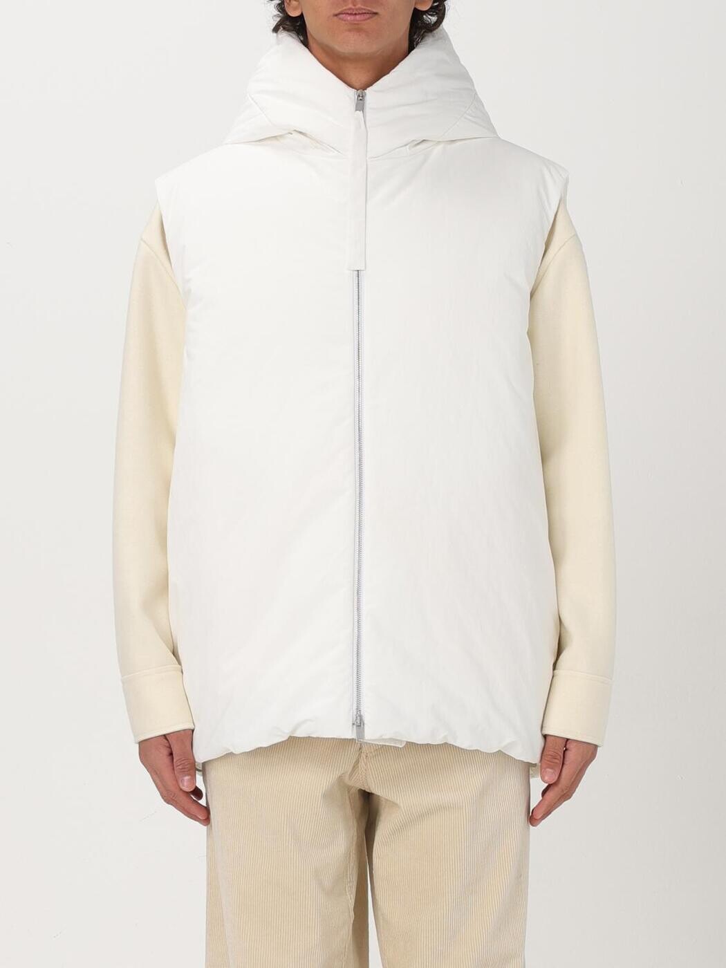 内鰓 サンダー JIL SANDER ジレ より良い メンズ 白いこと Vests J47AF0011J70008 関税 貨物輸送無料 2025AW gi