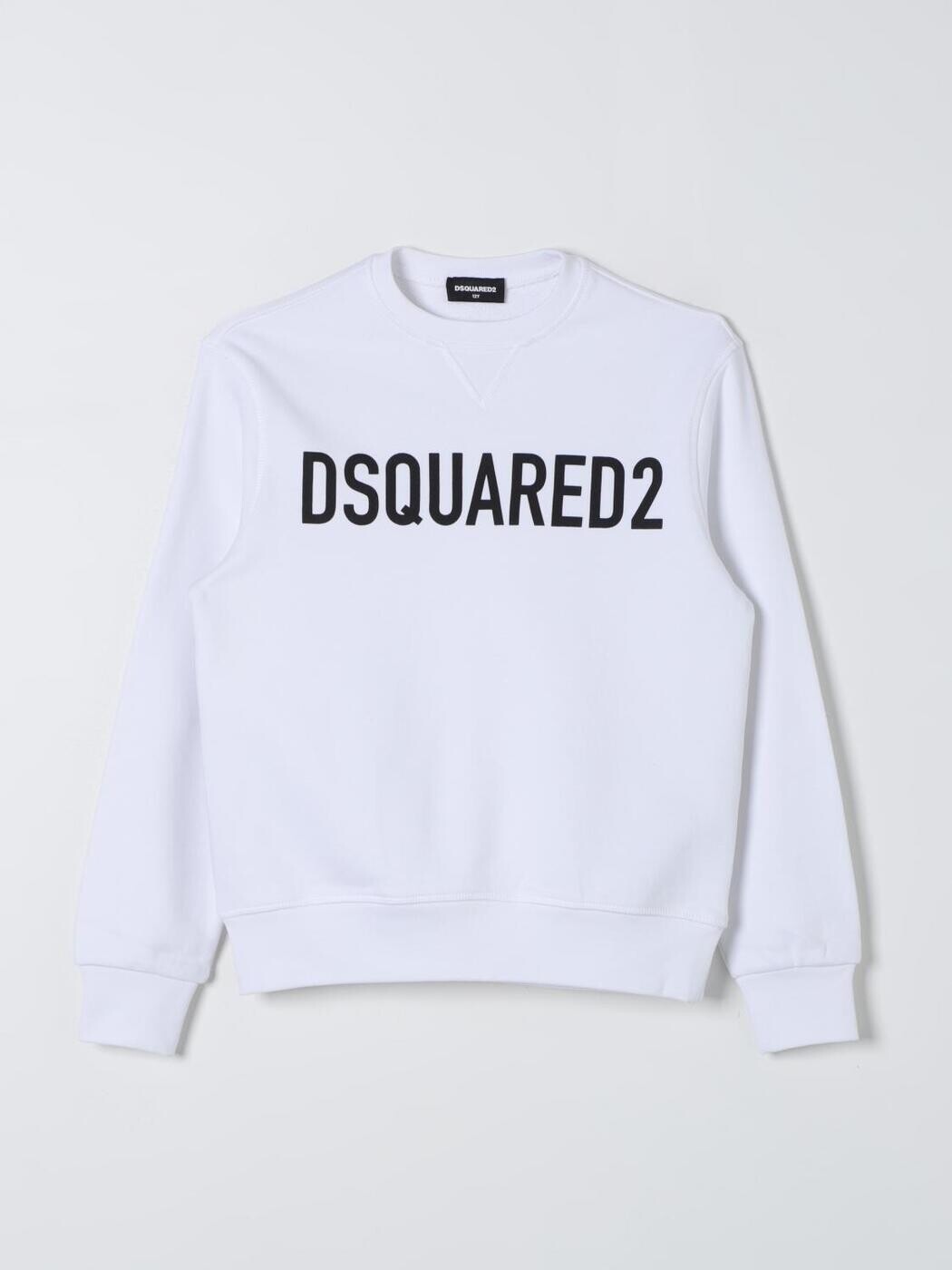 ディースクエアード DSQUARED2 クルーネックジャンパー 編み物お召しもの ボーイズ 白いこと Crew neck jumpers DQ2009D0A4D 関税 貨物輸送無料 2025AW gi