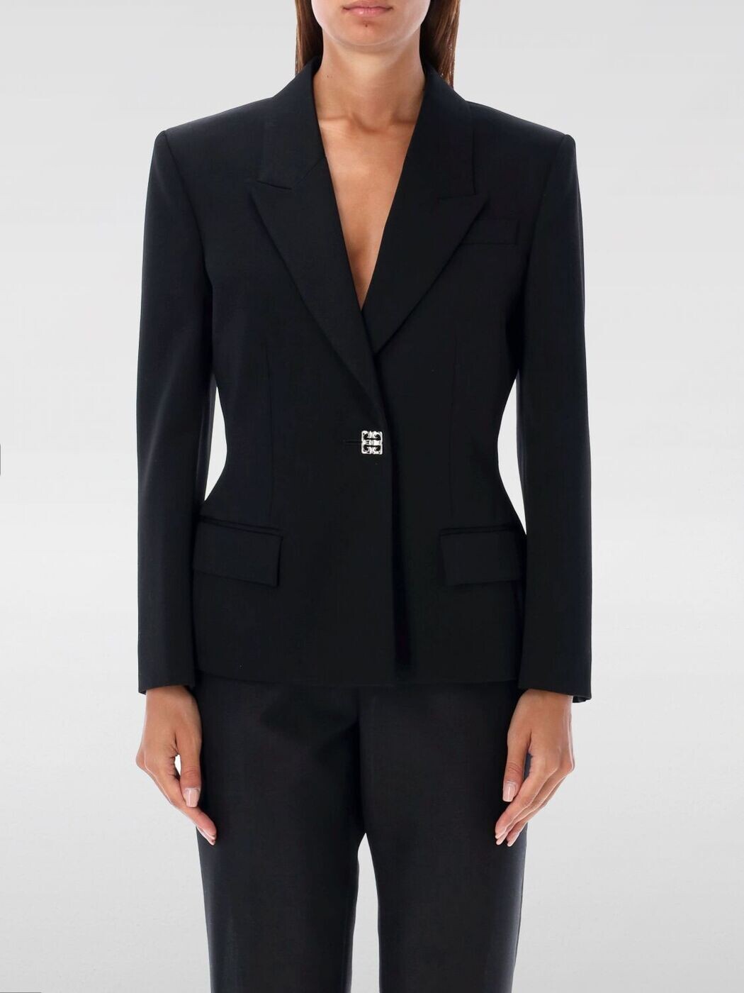 ジバンシィ GIVENCHY 背広上衣 背広 上衣 レディース 黒いこと Suit Jackets BW30JM15CT 関税 貨物輸送無料 2025AW gi
