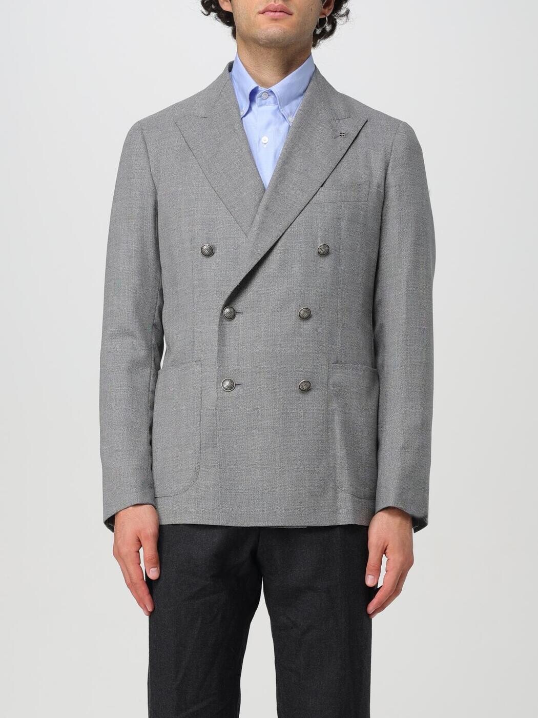 タリアトーレ TAGLIATORE ジャケット メンズ グレー Jackets 1SMC20K060069 Grey 関税 送料無料 2025AW gi|BRANDSHOP「il Tesoro」