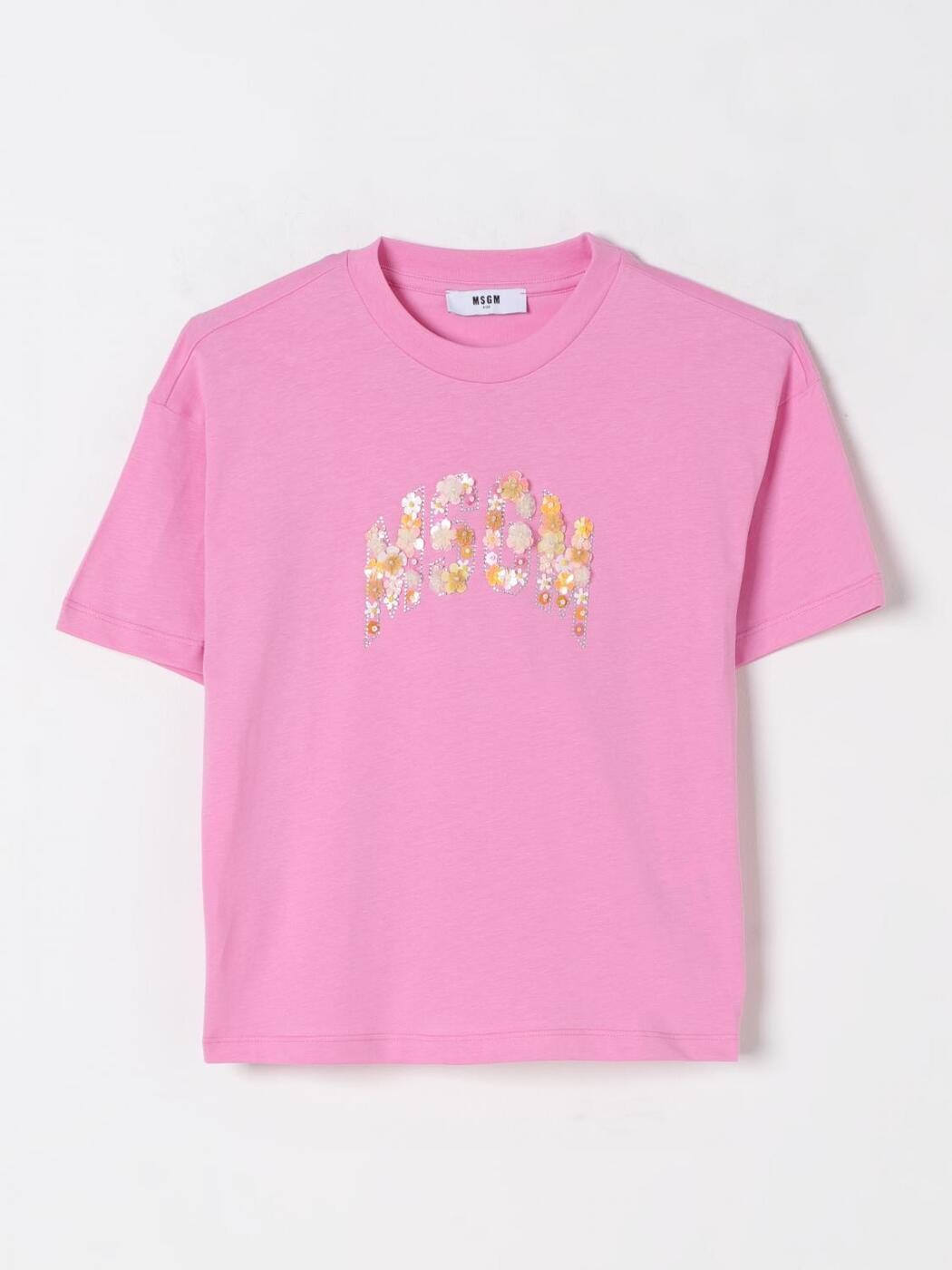 エムエスジーエム MSGM ロングスリーブTシャツ Tシャツ ガールズ ピンク Long sleeve t-shirts S5MSJGTH105 Pink 関税 送料無料 2025AW gi|BRANDSHOP「il Tesoro」