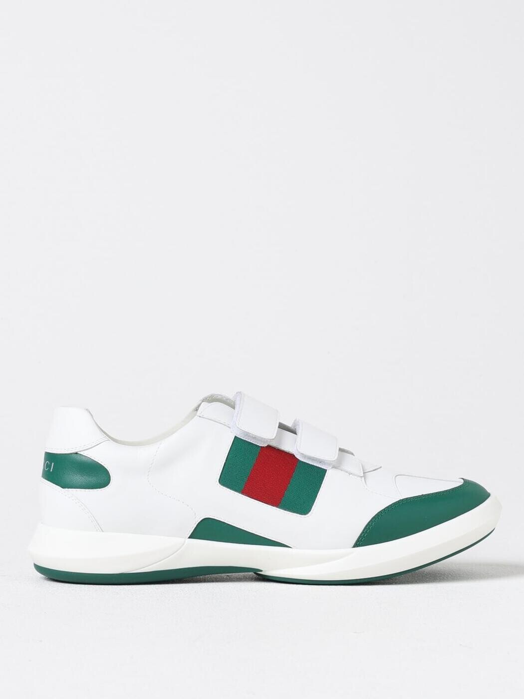 グッチ GUCCI 坦々たるスニーカー スニーカー ボーイズ 白いこと Flat sneakers 772406AAC45 関税 貨物輸送無料 2025AW gi