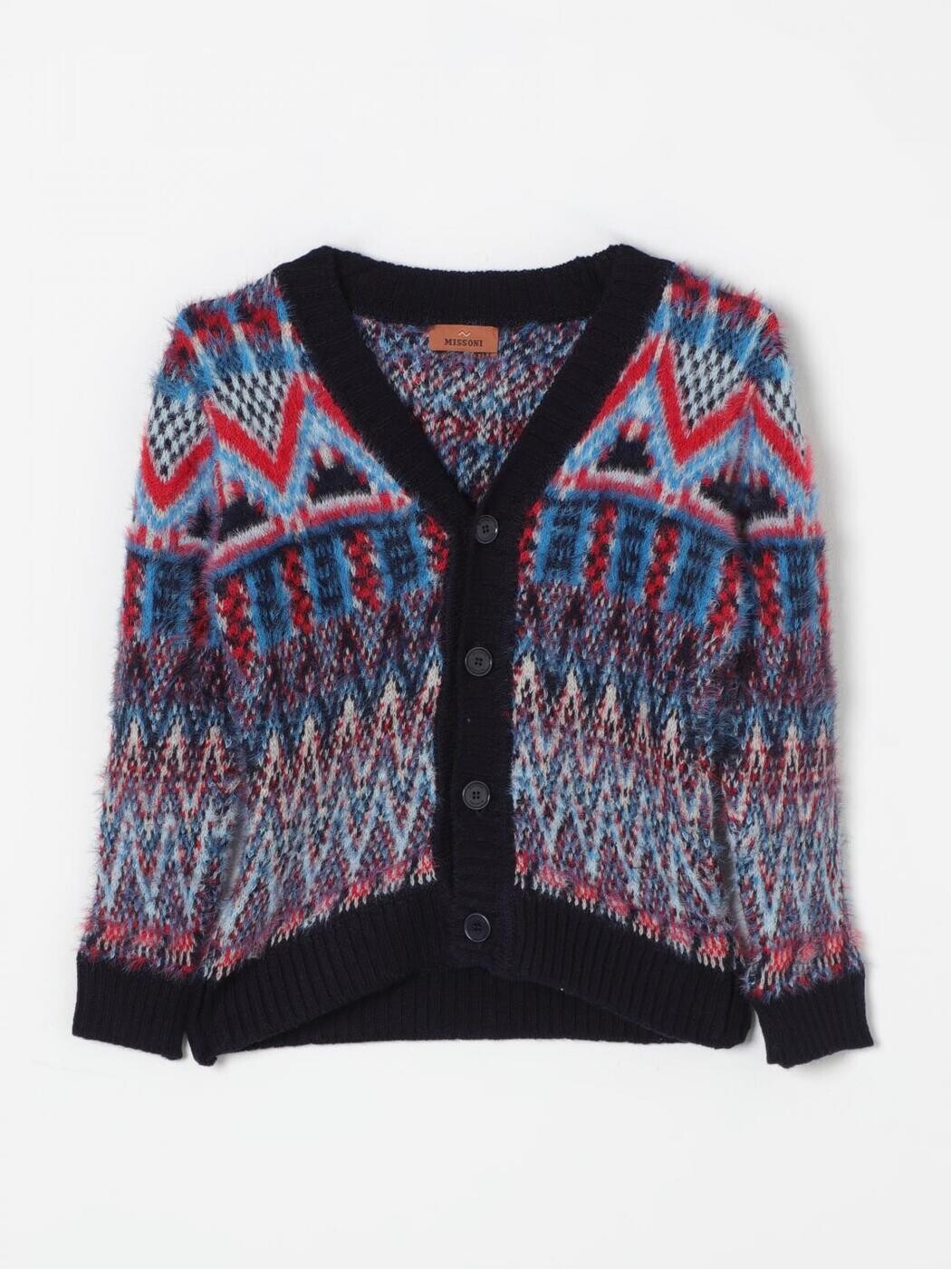 ミッソーニ MISSONI クルーネックジャンパー 編み物御召しもの ボーイズ マルチ色つや Crew neck jumpers MV9P50X0072 関税 貨物輸送無料 2025AW gi