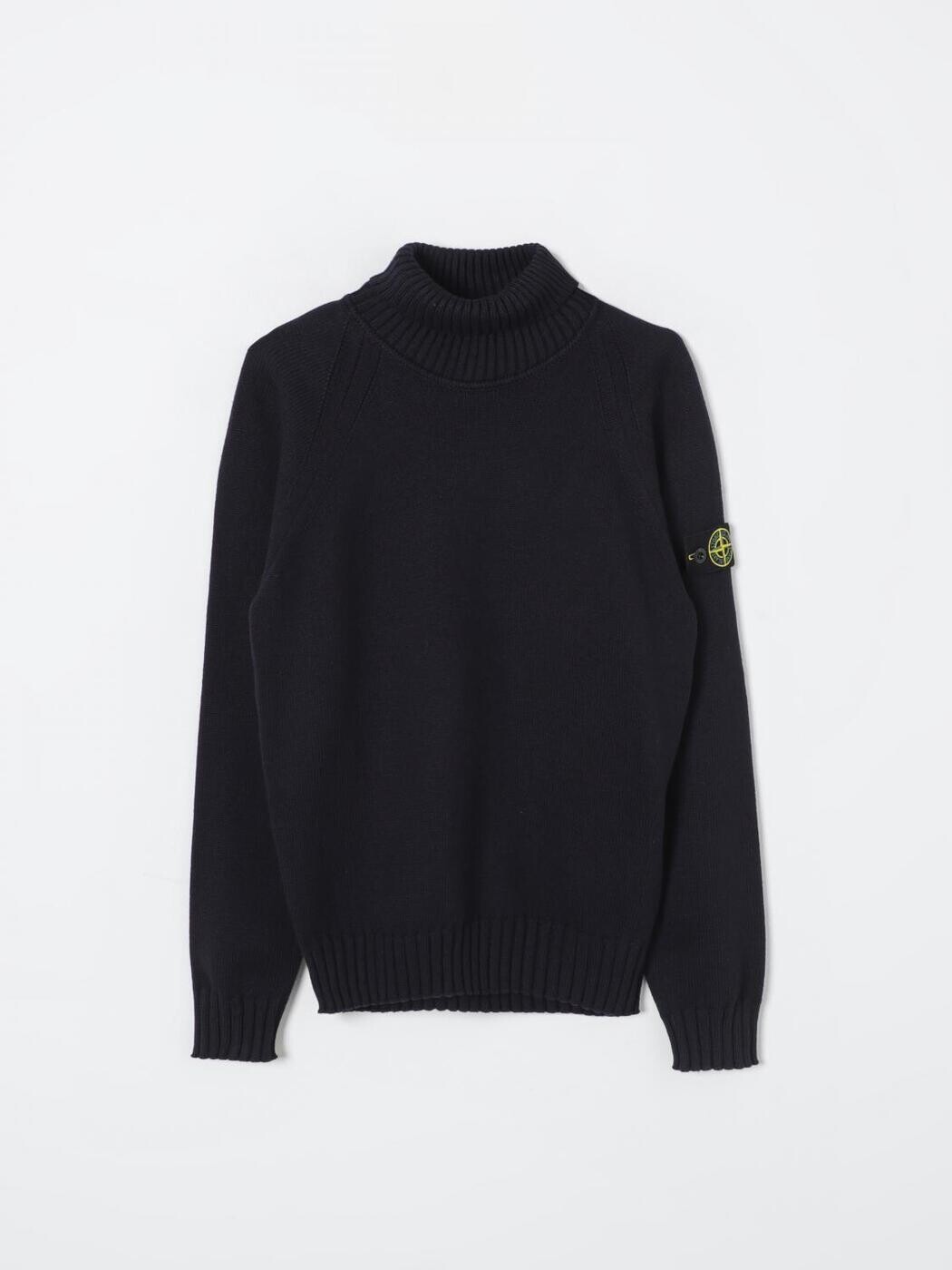 石ころ 島 STONE ISLAND JUNIOR クルーネックジャンパー 編み物御召しもの ボーイズ 青碧 Crew neck jumpers 8116504A2 関税 貨物輸送無料 2025AW gi