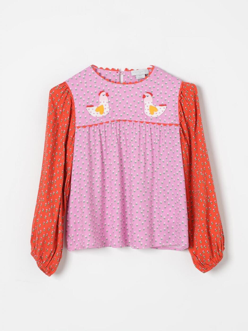 ステラマッカートニー STELLA MCCARTNEY フォーマルシャツ プルオーバー ガールズ サクラ色 Formal shirts TV5A10Z2086 関税 貨物輸送無料 2025AW gi