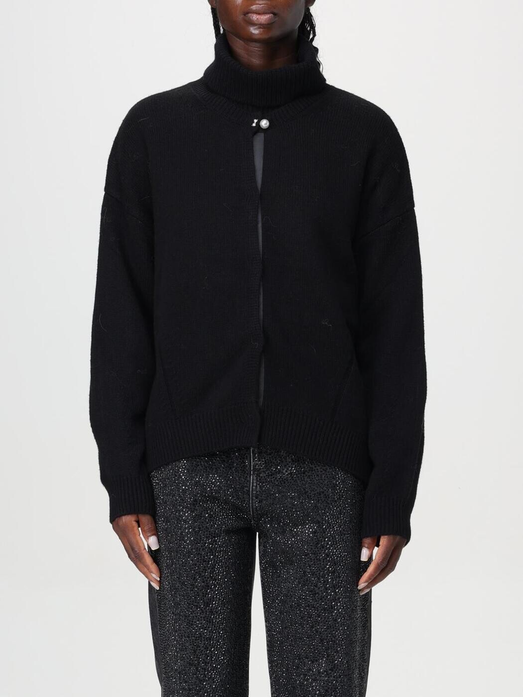 リュー ジョー LIU JO セーター ニットウェア レディース ブラック Knitwear CF4035MA86O 関税 送料無料 2024AW gi