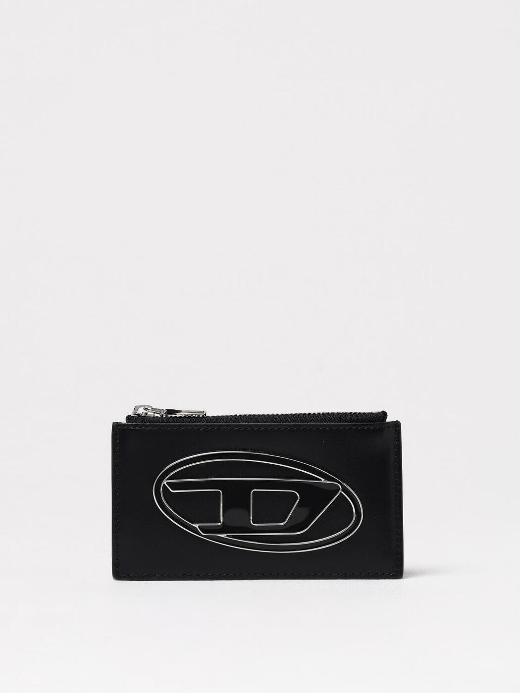 ディーゼル DIESEL 歌留多保持者 紙入れ レディース 黒いこと Wallets and Card Holders X10270PR818 Black 関税 貨物輸送無料 2026SS gi