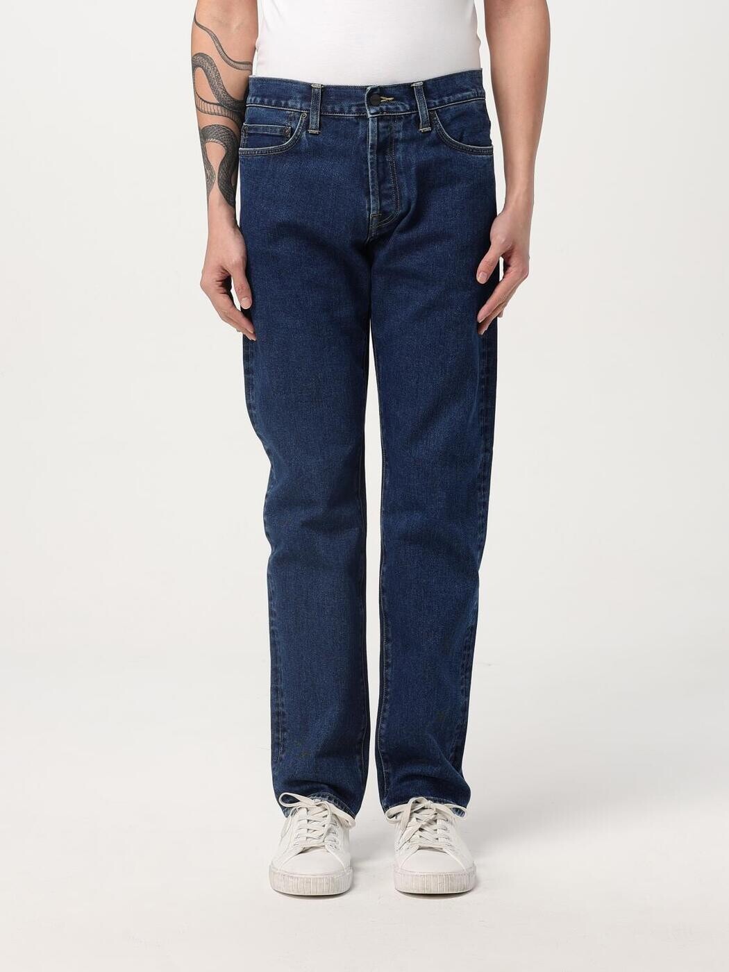鉄道車両ハート形 ダブリューアイピー CARHARTT WIP ズボン ズボン下 メンズ 青み Trousers I029207 関税 貨物輸送無料 2025SS gi