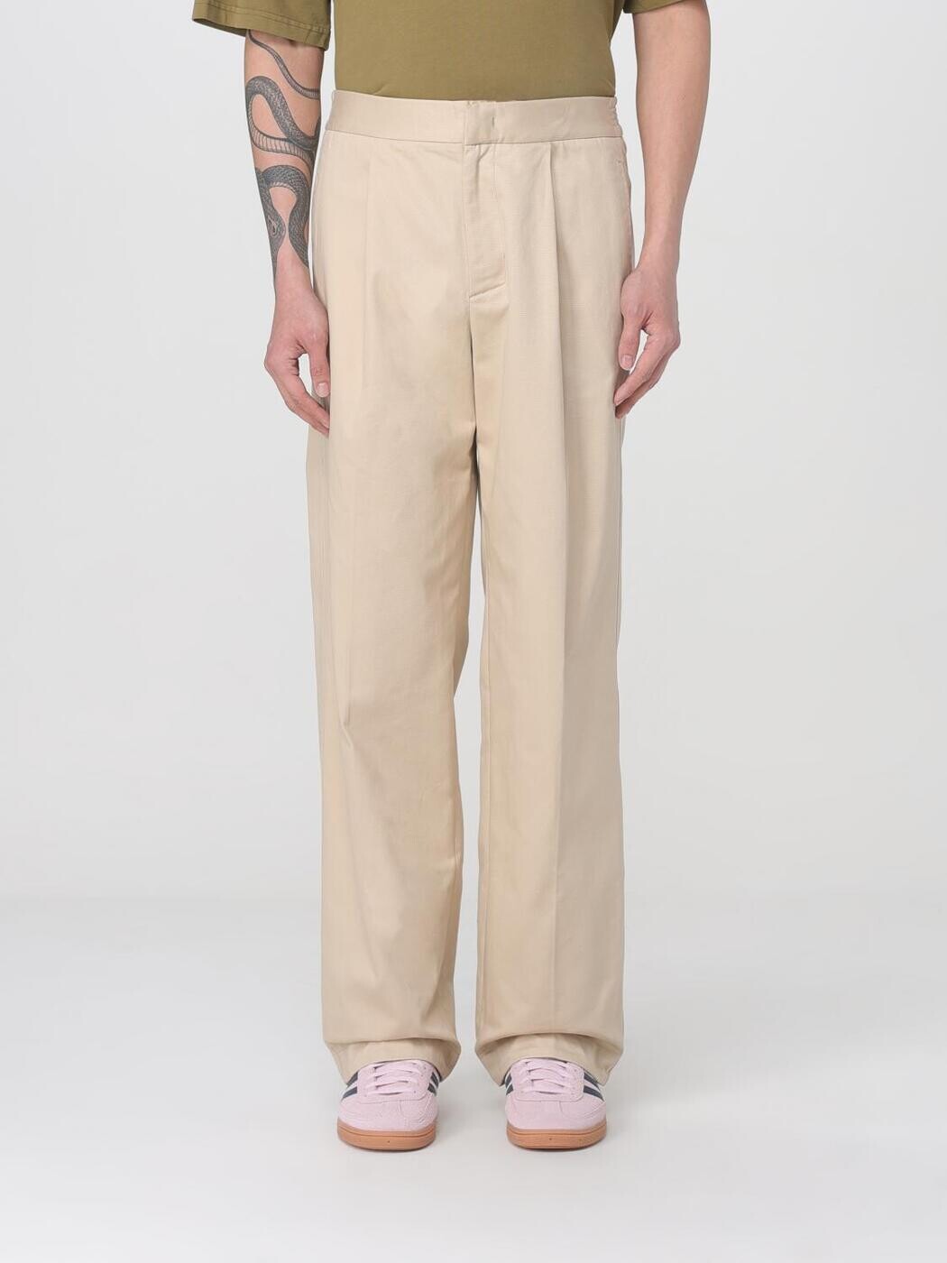 BONSAI ズボン ズボン下 メンズ ベージュ Trousers SS25PT005V2 関税 貨物輸送無料 2025SS gi
