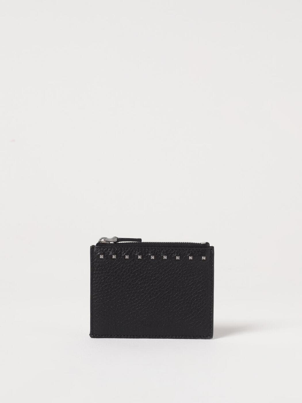 ヴァレンティノ ガラヴァーニ VALENTINO GARAVANI 歌留多保持者 紙入れ メンズ 黒いこと Wallets and Card Holders 6Y2P0V19PDX 関税 貨物輸送無料 2026SS gi