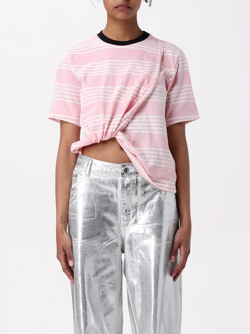 エムエスジーエム MSGM スポーツシャツ プルオーバー レディース サクラ色 T-shirts and polo shirts 3841MDM140257128 関税 貨物輸送無料 2025SS gi