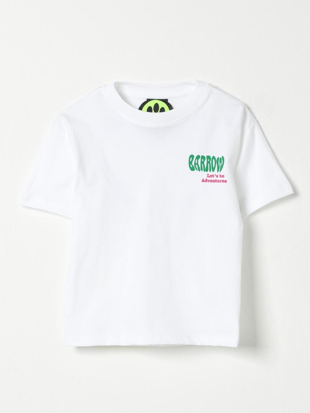バロウキッズ BARROW KIDS ロング衣袂ティーシャツ ティーシャツ ガールズ 白いこと Long sleeve t-shirts S5BKJGTH169 関税 貨物輸送無料 2025AW gi