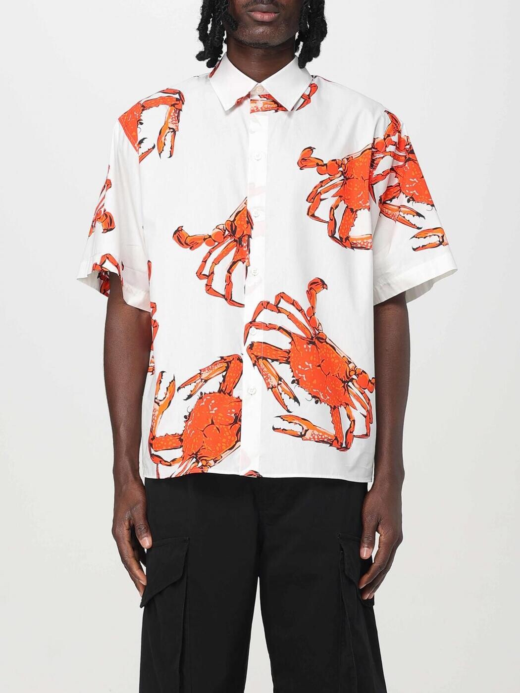 エムエスジーエム MSGM シャツ メンズ ホワイト Shirts 3840ME12257051 関税 送料無料 2025SS gi