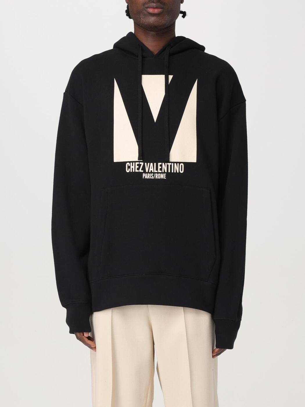 バレンチノ VALENTINO トレイナー 調教師 メンズ 黒いこと Sweatshirts 6V3MF28NAQA 関税 貨物輸送無料 2025AW gi