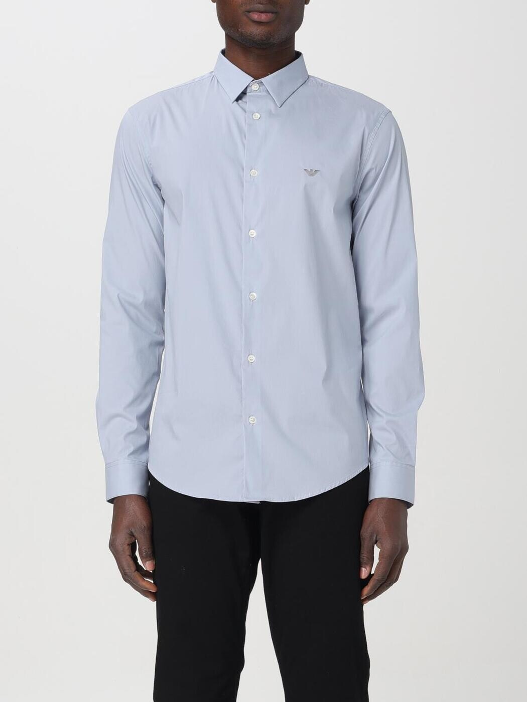エンポリオ アルマーニ EMPORIO ARMANI シャツ メンズ Shirts 8N1C091NI9Z Gnawed Blue 関税 送料無料 2025AW gi|BRANDSHOP「il Tesoro」