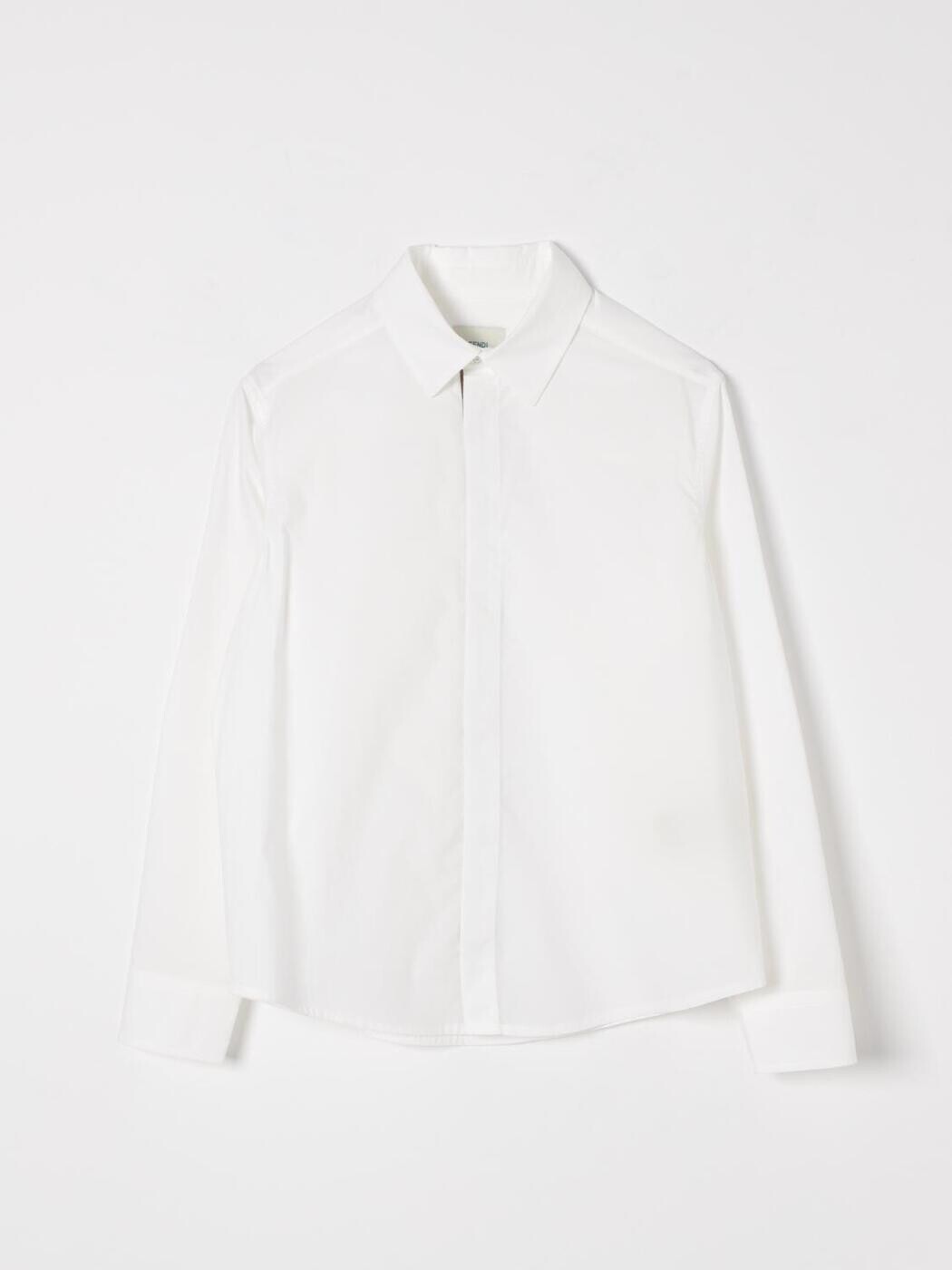 FENDI FENDI プルオーバー ボーイズ 白いこと Casual shirts JMC186AEXZ 関税 貨物輸送無料 2026SS gi