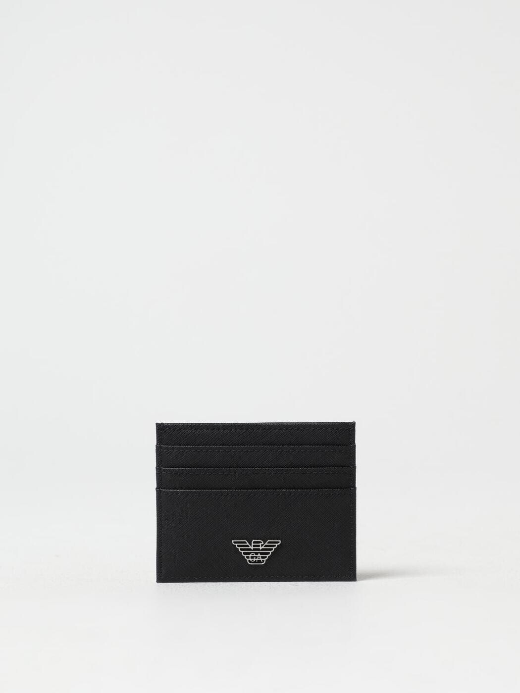 エン急性灰白髄炎 アルマーニ EMPORIO ARMANI 歌留多保持者 がま口 メンズ 黒いこと Wallets and Card Holders Y4R173Y138E 関税 貨物輸送無料 2026SS gi バッグ・小物・ブランド雑貨-メンズ財布