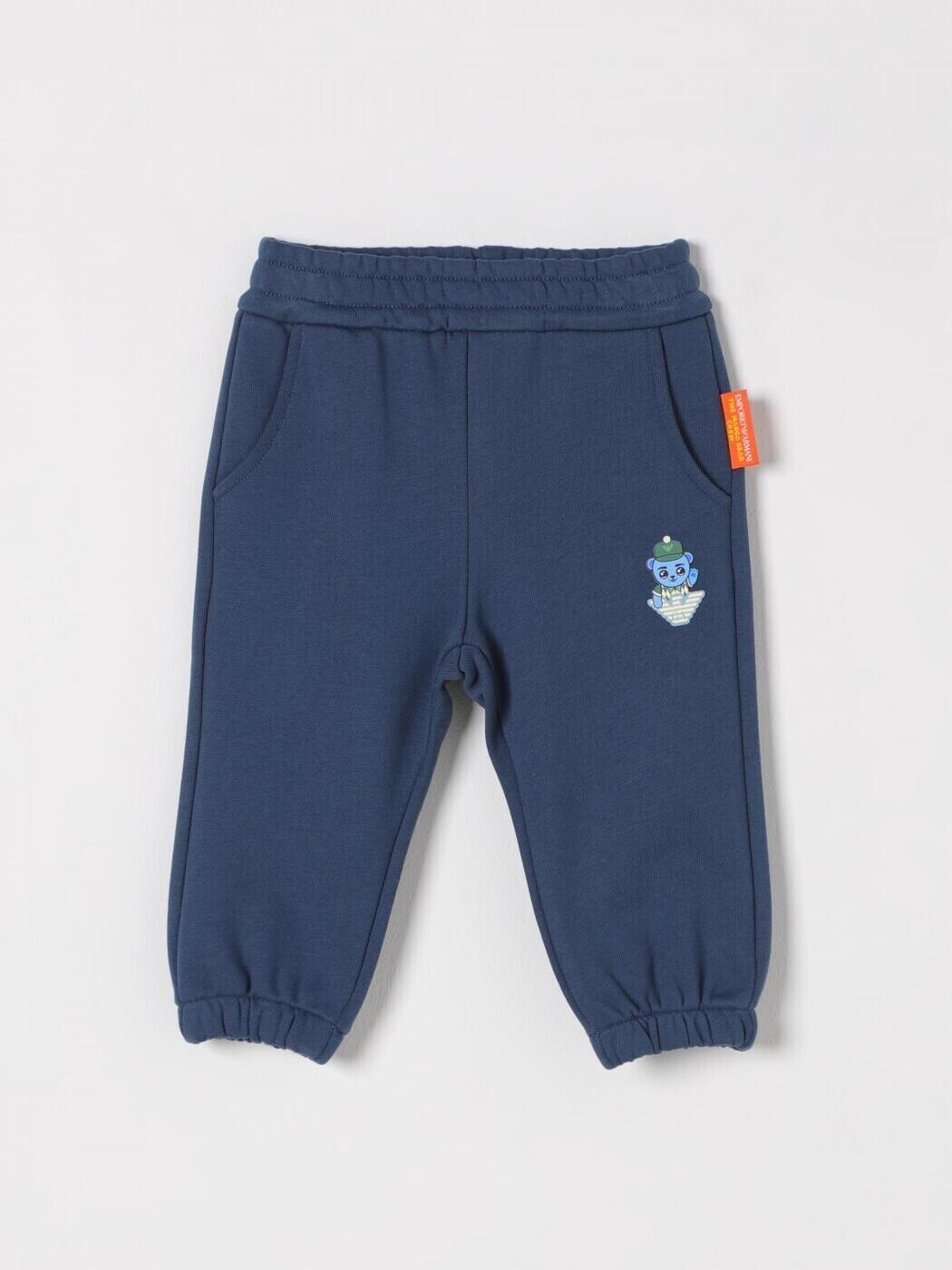 エン急性灰白髄炎 アルマーニ EMPORIO ARMANI ズボン ズボン下 ベビーユニセックス 青碧 Pants EB000279AF13552 関税 貨物輸送無料 2025AW gi