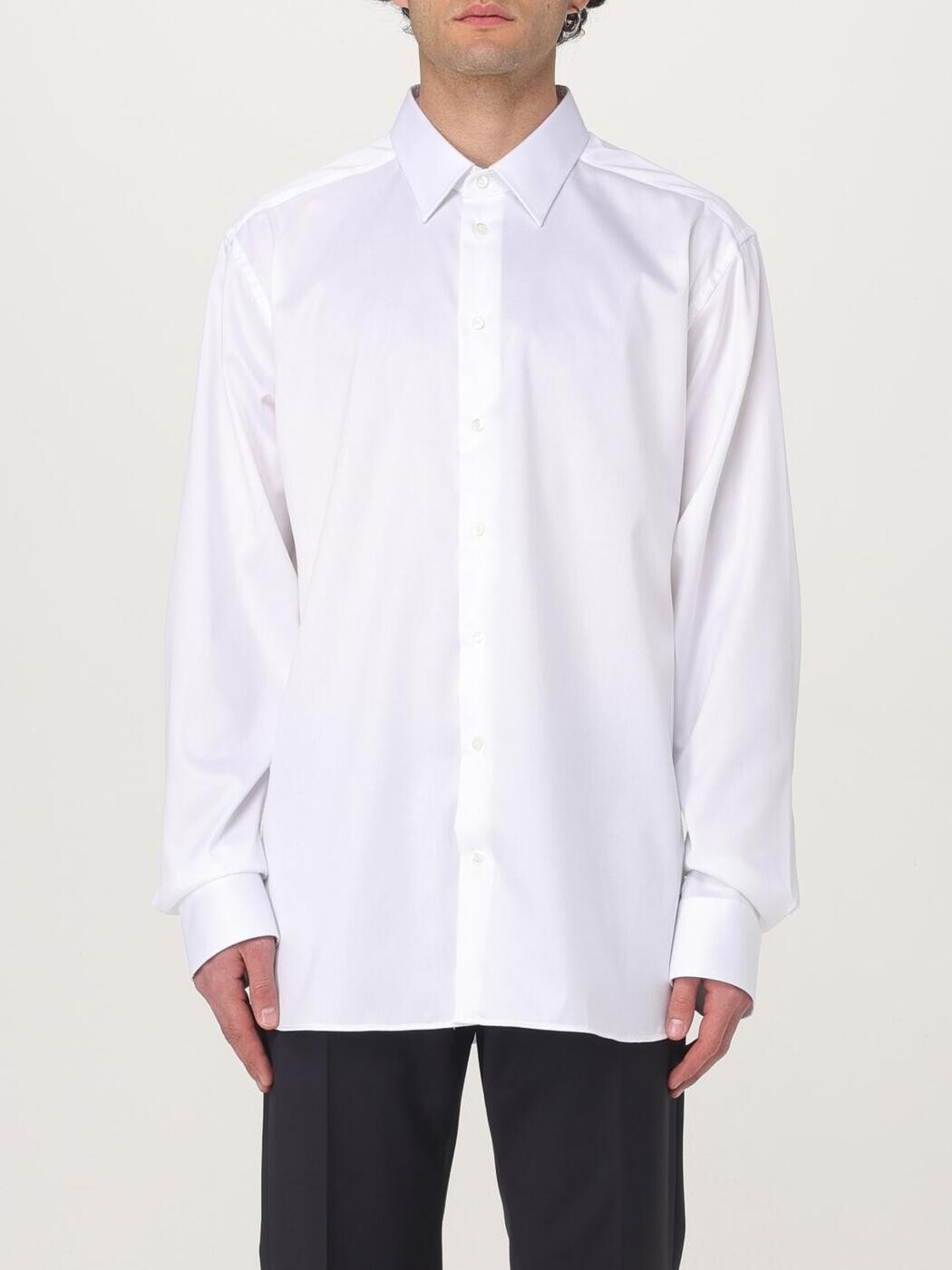 エンポリオ アルマーニ EMPORIO ARMANI シャツ メンズ ホワイト Shirts EM000065TE10156 White 関税 送料無料 2025SS gi｜BRANDSHOP「il Tesoro」