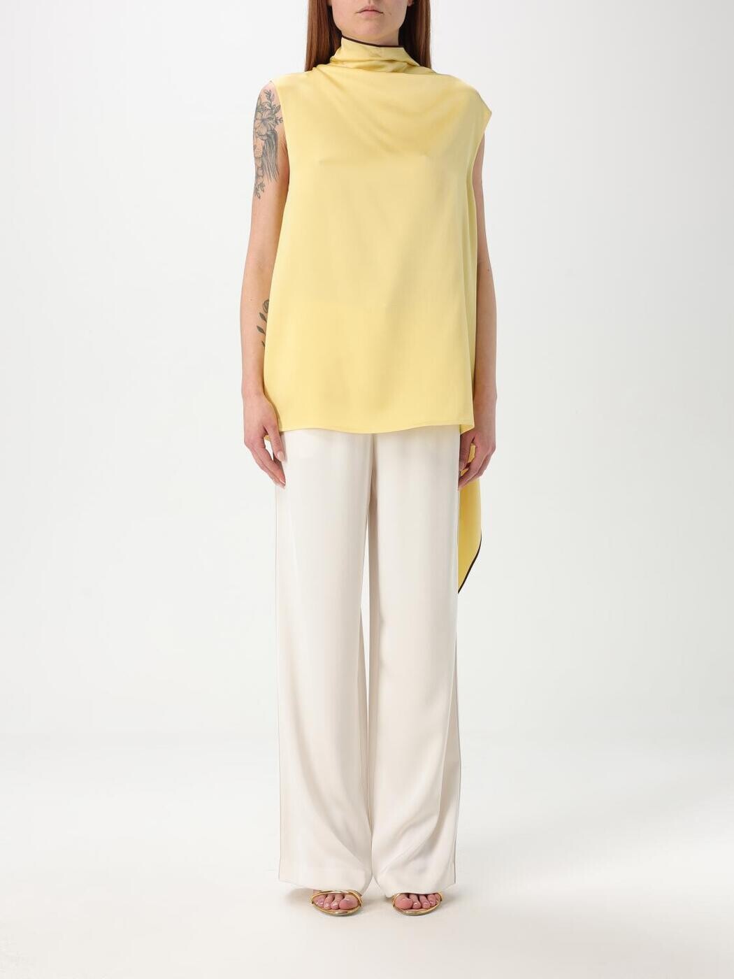 ステラ マッカートニー STELLA MCCARTNEY Tシャツ トップス レディース イエロー T-shirts and tops 6T02253FU302 Yellow 関税 送料無料 2025AW gi｜BRANDSHOP「il Tesoro」