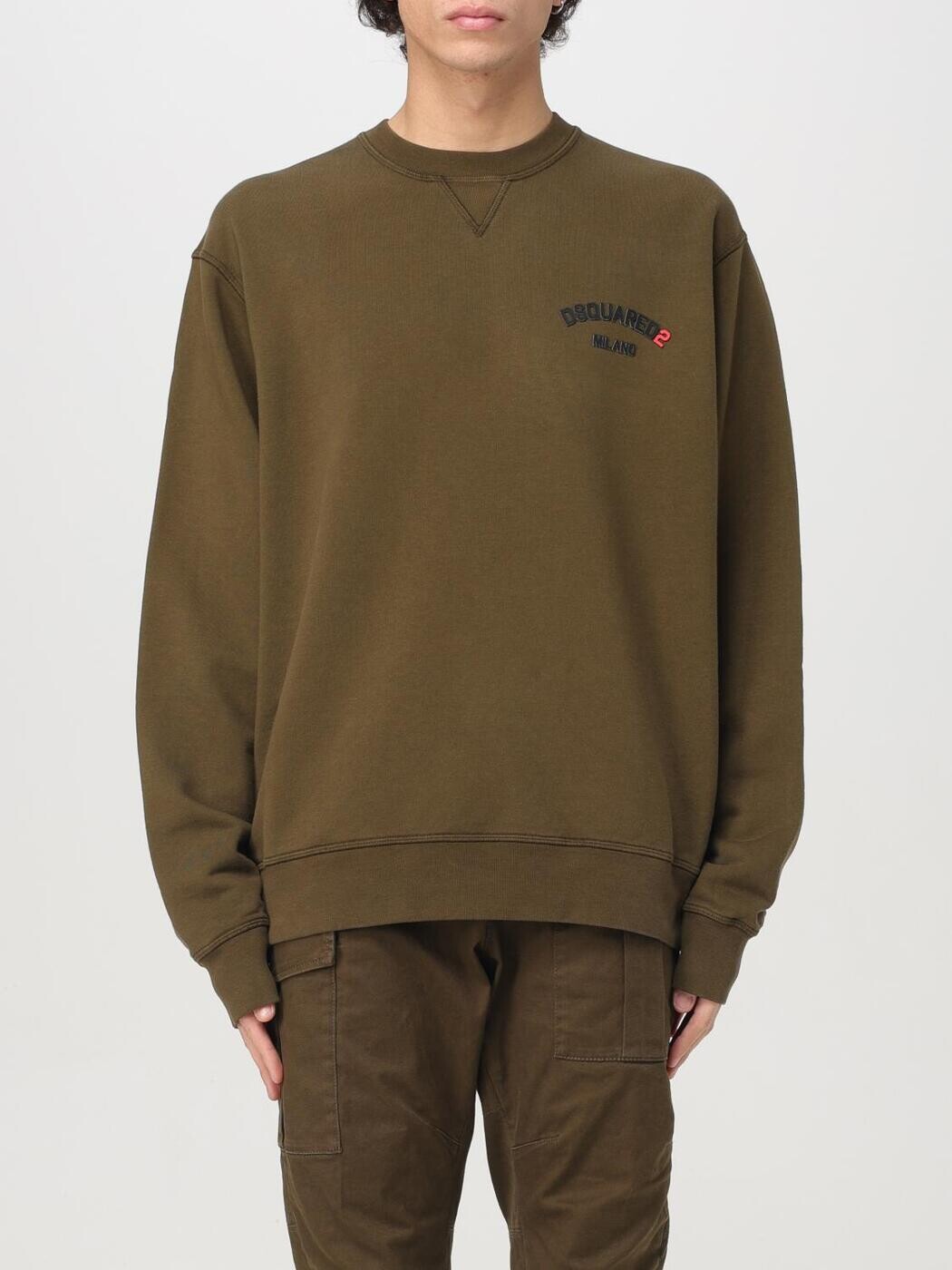 ディースクエアード DSQUARED2 トレイナー 調教師 メンズ 緑であること Sweatshirts S74GU0855S25539 関税 貨物輸送無料 2025AW gi