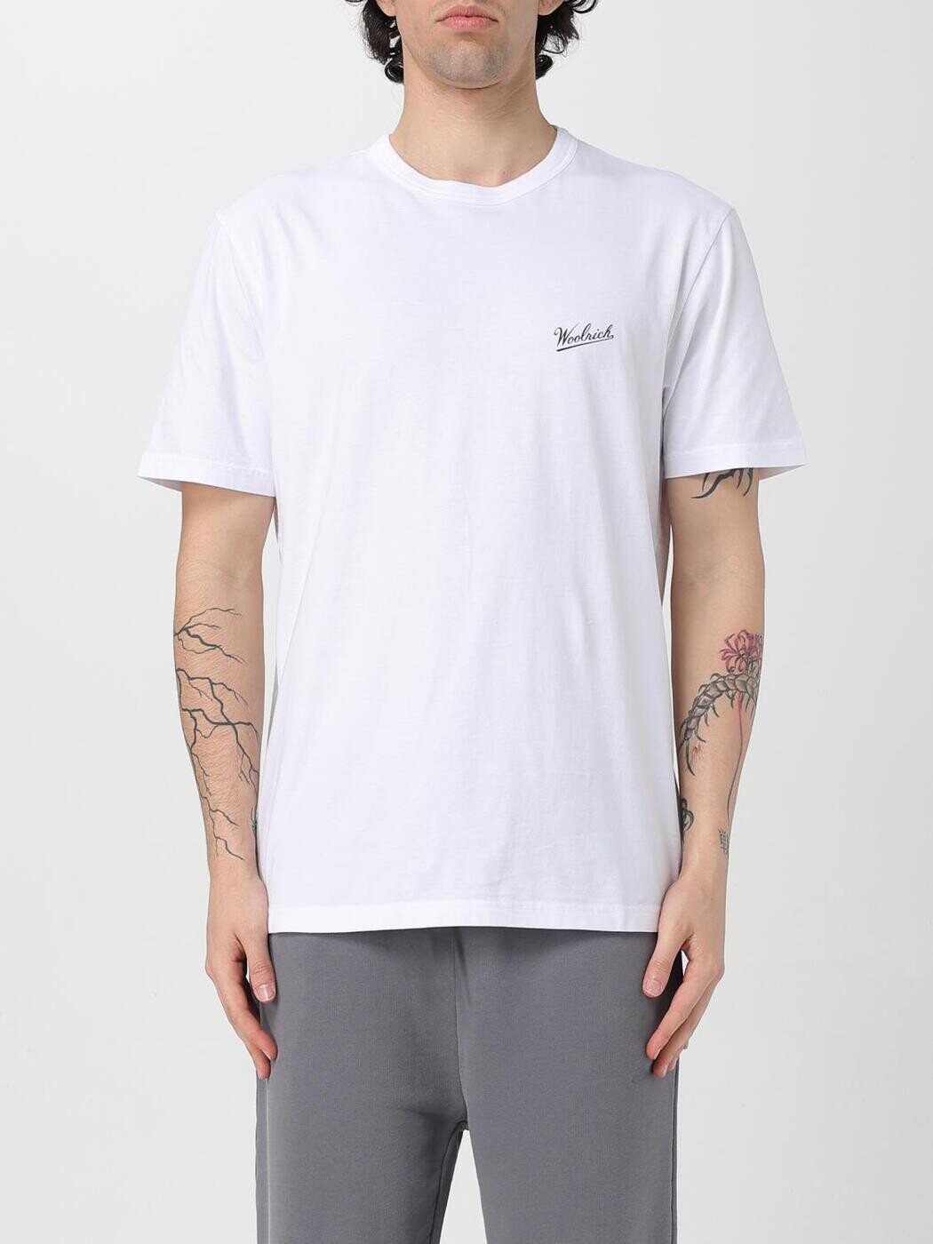 ウールリッチ WOOLRICH Tシャツ メンズ ホワイト T-shirts CFWOTE0144MRUT2926 White 関税 送料無料 2025AW gi｜BRANDSHOP「il Tesoro」