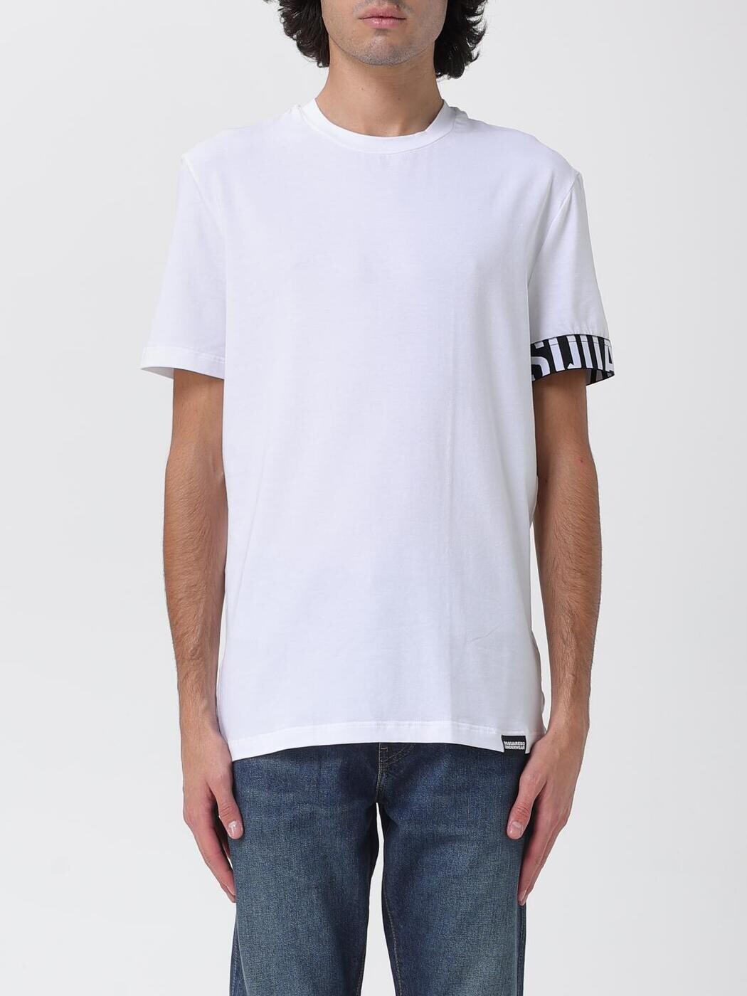 ディースクエアード DSQUARED2 Tシャツ メンズ ホワイト T-shirts D9M3S5770 White 関税 送料無料 2025AW gi｜BRANDSHOP「il Tesoro」