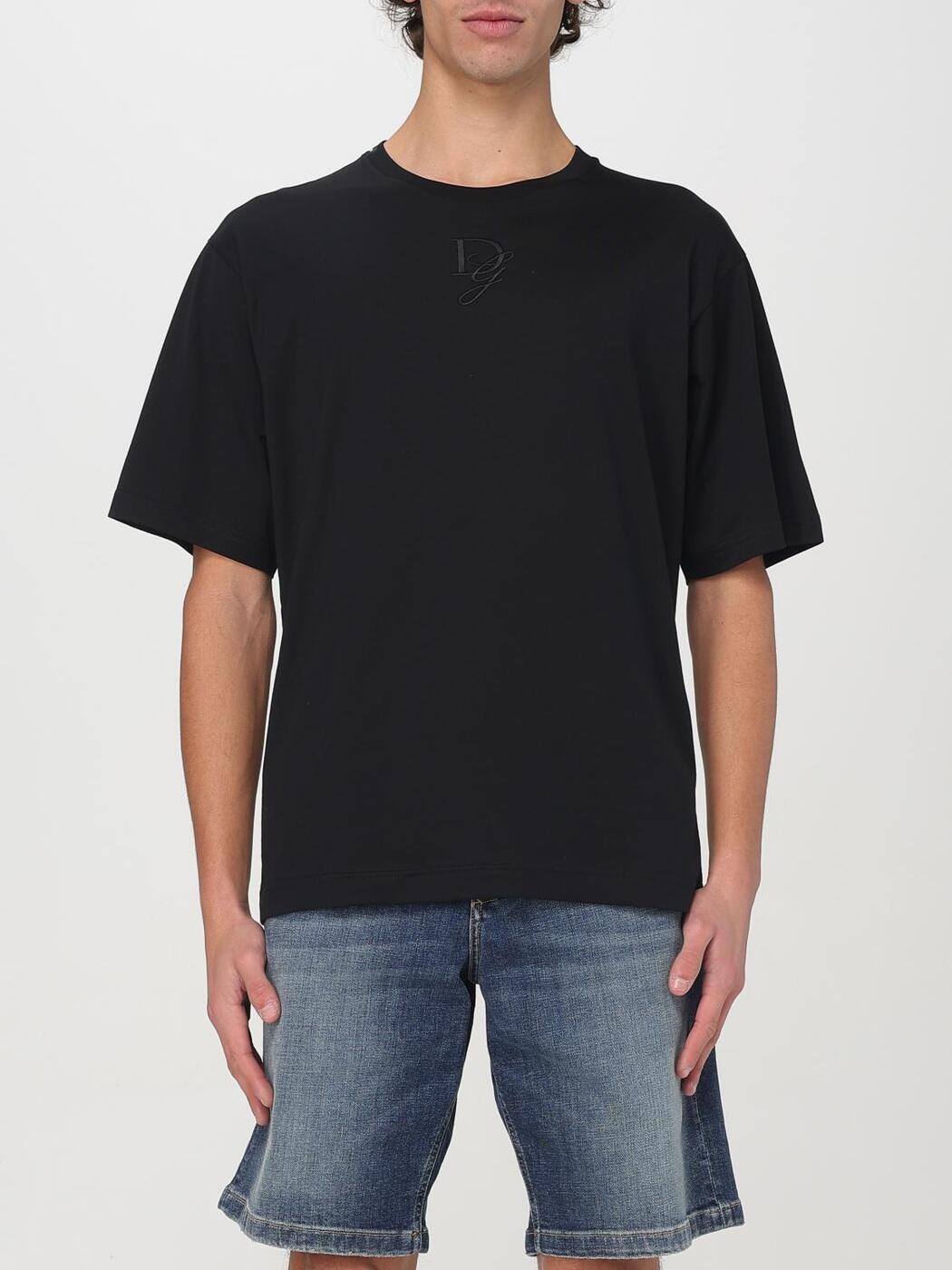 ドルチェ&ガッバーナ DOLCE&GABBANA Tシャツ メンズ ブラック T-shirts G8PN9ZG7O4E Black 関税 送料無料 2025AW gi｜BRANDSHOP「il Tesoro」