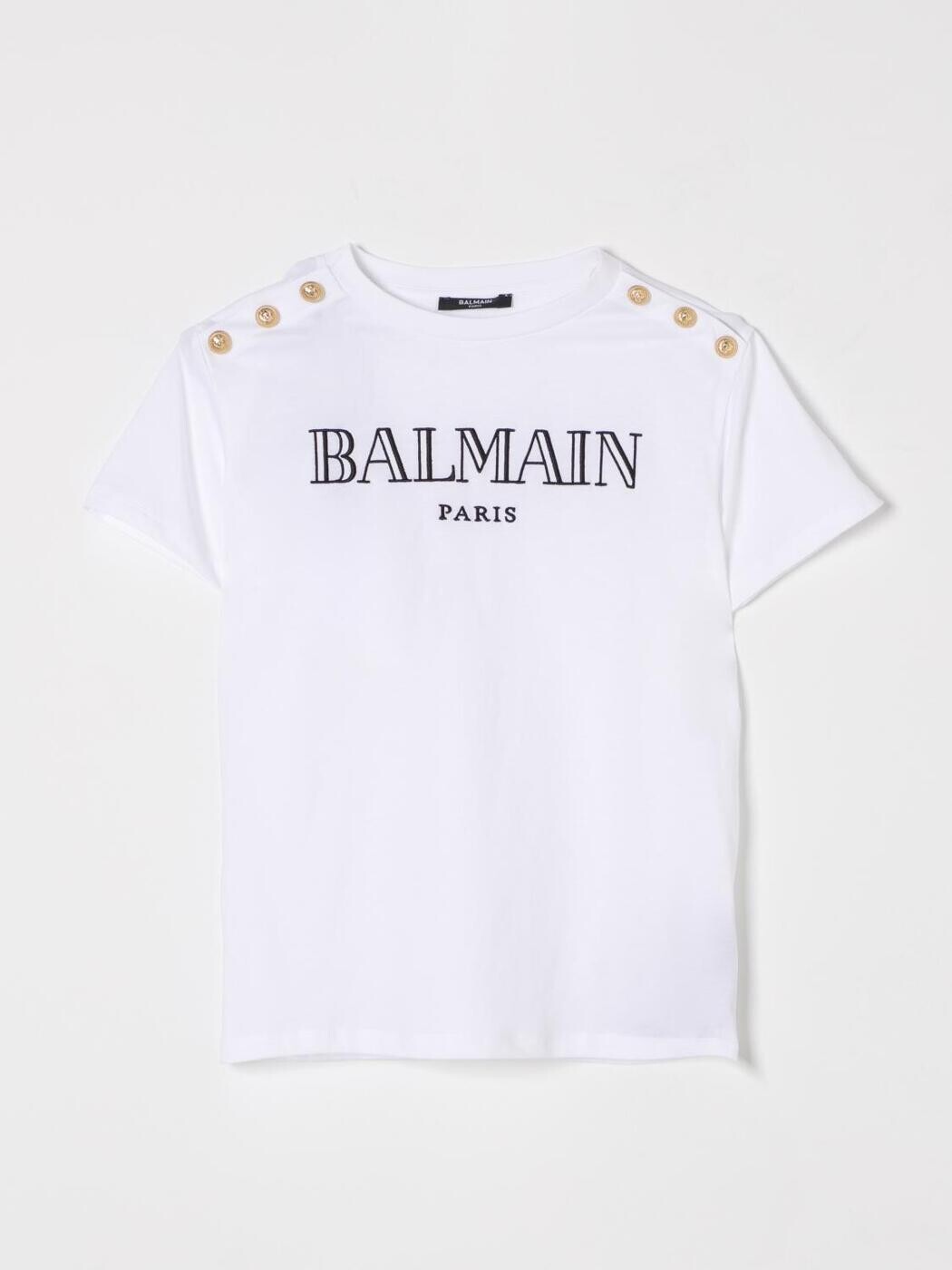 バルマン BALMAIN ロングスリーブTシャツ Tシャツ ボーイズ ホワイト Long sleeve t-shirts BW8A21Z0116 White 関税 送料無料 2025AW gi|BRANDSHOP「il Tesoro」