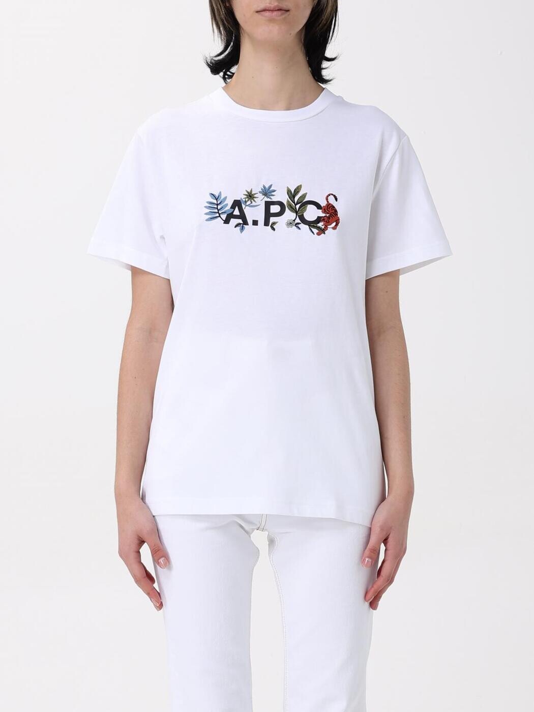 アーペーセー A.P.C スポーツシャツ プルオーバー レディース 白いこと T-shirts and polo shirts COBQXM26497 関税 貨物輸送無料 2025SS gi