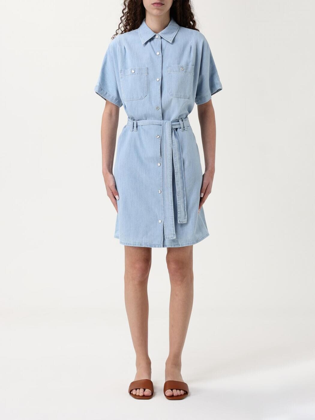 アーペーセー A.P.C ワンピース ドレス レディース Dresses COGXXF35121 Gnawed Blue 関税 送料無料 2025SS gi|BRANDSHOP「il Tesoro」