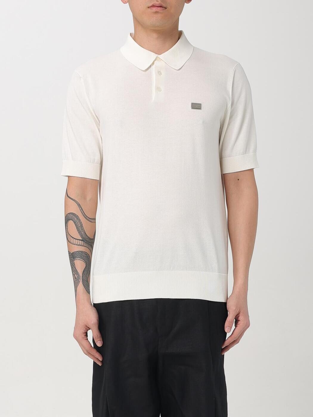 ドルチェ&ガッバーナ DOLCE&GABBANA ポロシャツ メンズ ホワイト Polo shirts GXZ02TJBCE9 White 関税 送料無料 2025AW gi|BRANDSHOP「il Tesoro」
