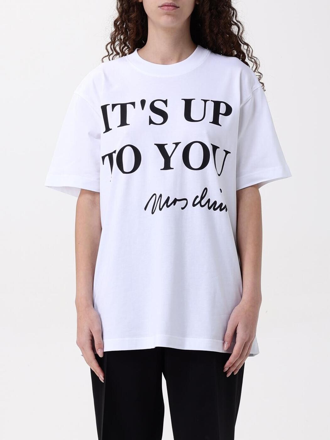モスキーノクチュール MOSCHINO COUTURE ポロシャツ Tシャツ レディース ホワイト T-shirts and polo shirts 07010441 関税 送料無料 2025SS gi