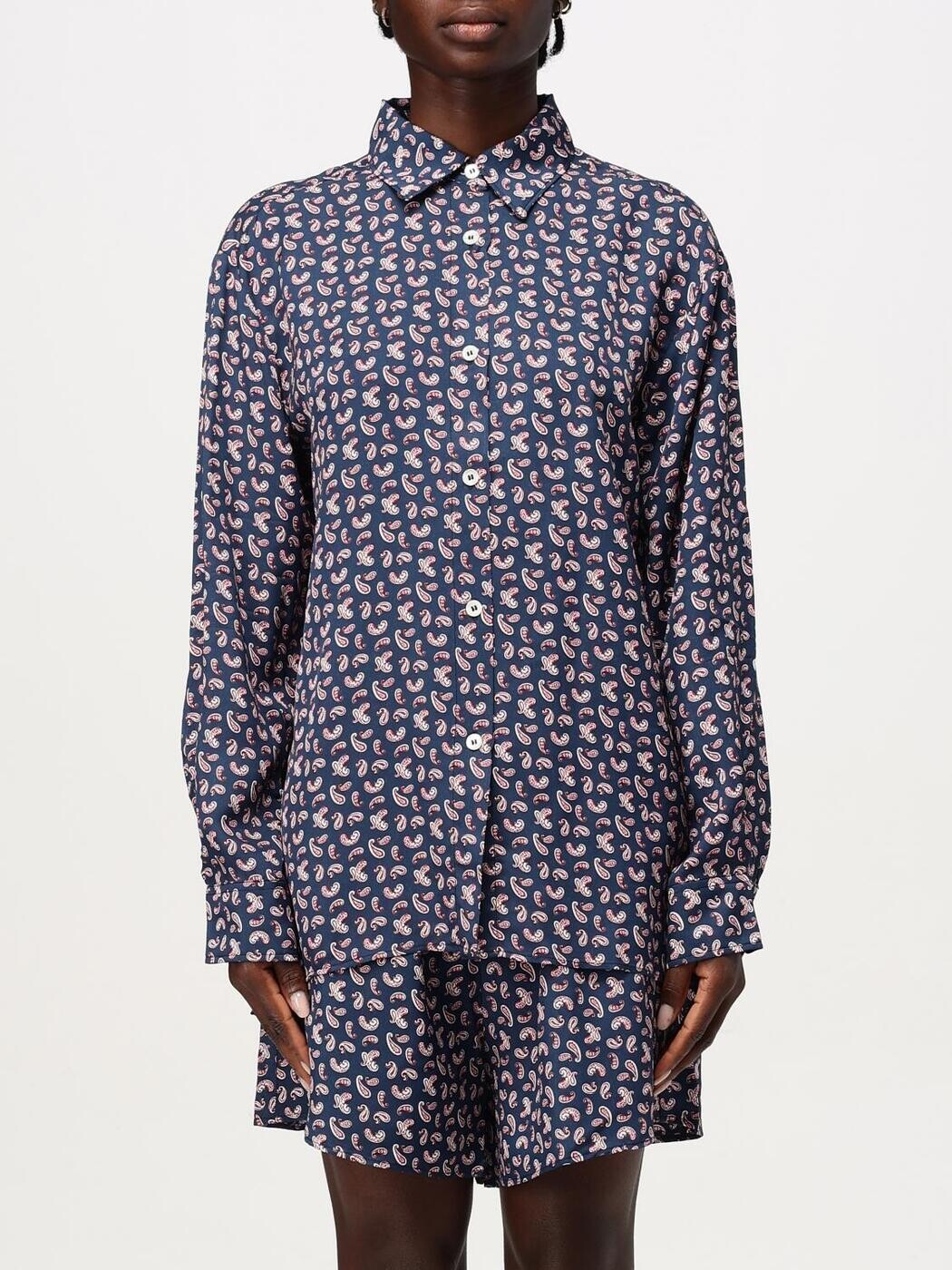アーペーセー A.P.C シャツ レディース ブルー Shirts VIALNF12607 Blue 関税 送料無料 2025SS gi｜BRANDSHOP「il Tesoro」 25,270円