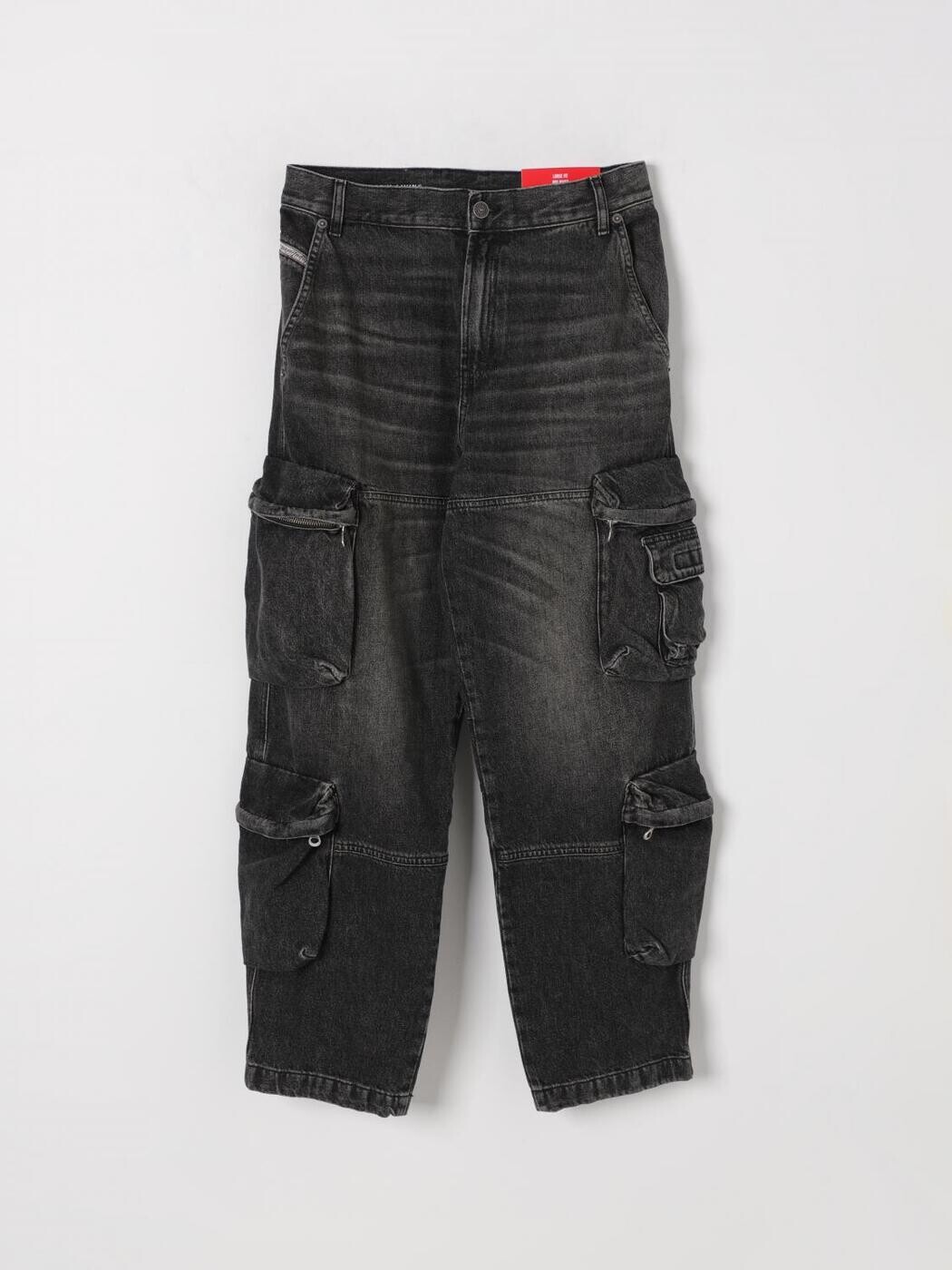 ディーゼル DIESEL レギュラーフィットジーンズ ジーンズ ボーイズ 黒いこと Regular fit jeans J02155KXBNE 関税 貨物輸送無料 2025SS gi