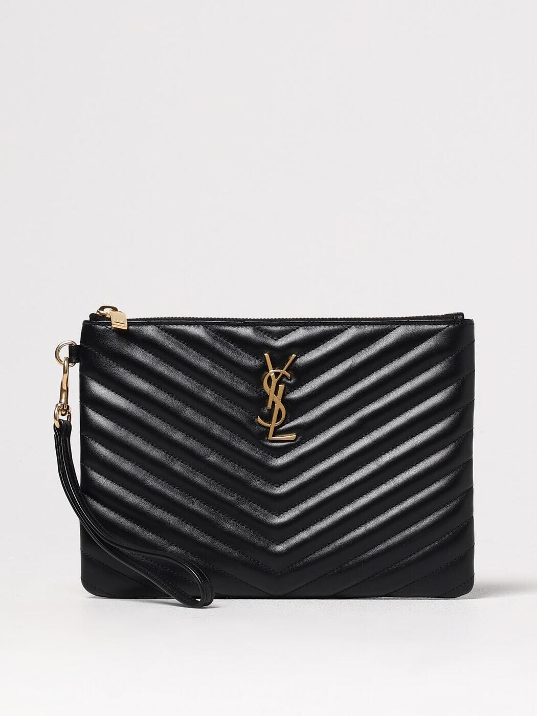 前日 サンローラン SAINT LAURENT PARIS クラッチペダル御徒面子 レディース 黒いこと Clutch and wristlets bags 379039CWU01 関税 貨物輸送無料 2026SS gi