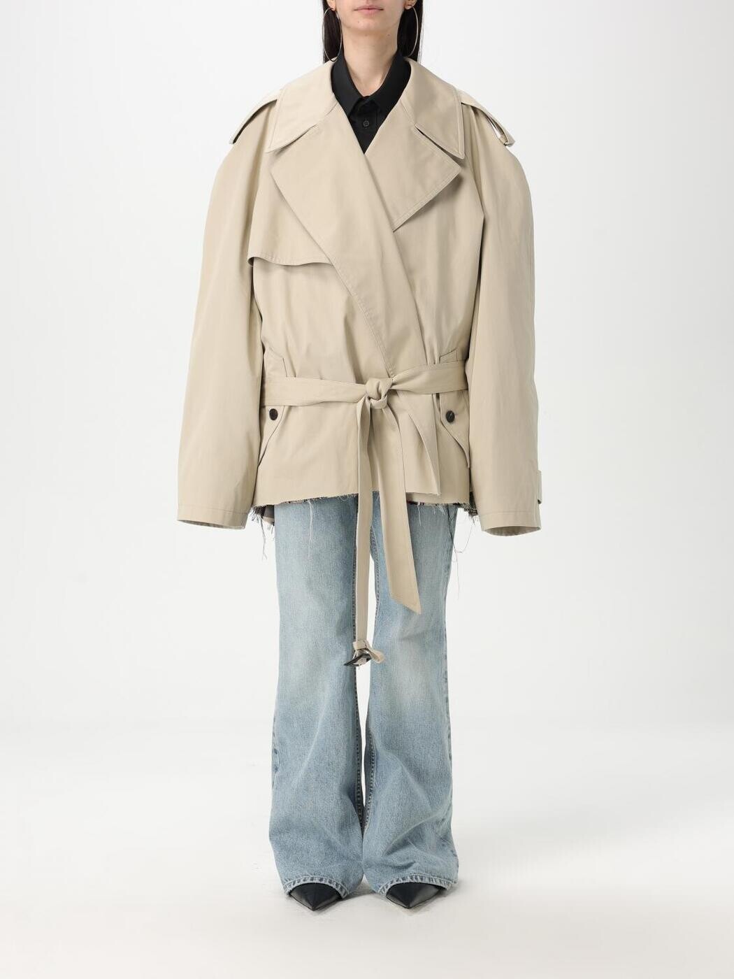 バレンシアガ BALENCIAGA 背広上衣 背広 上衣 レディース ベージュ Suit Jackets 814615TBP01 関税 貨物輸送無料 2025AW gi